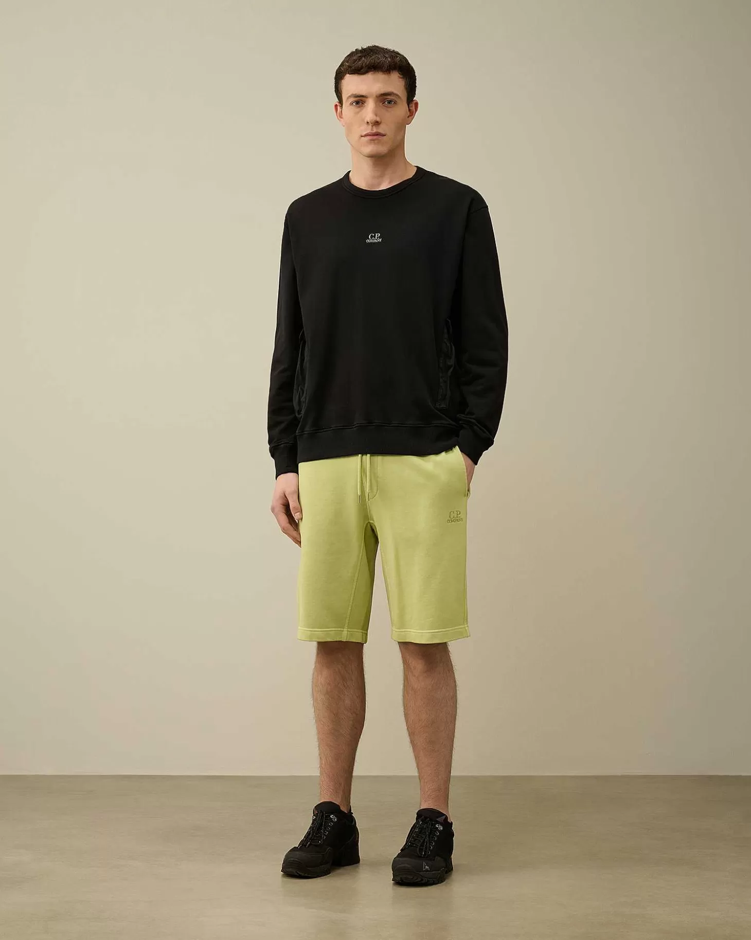Cheap Cotton Diagonal Fleece Shorts Men Tracksuits & Shorts
