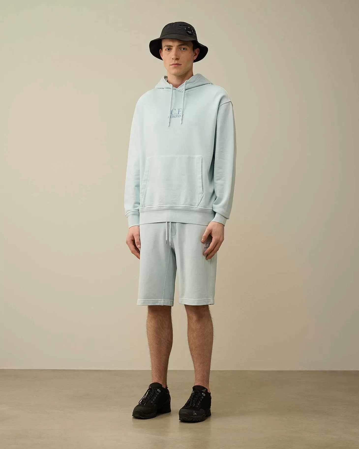 Cheap Cotton Diagonal Fleece Shorts Men Tracksuits & Shorts