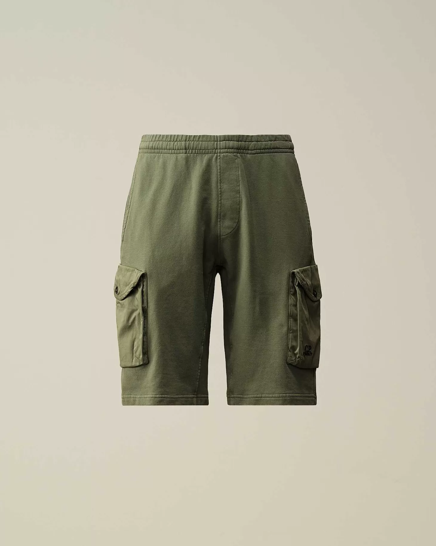 Shop Cotton Fleece Mixed Cargo Shorts Men Tracksuits & Shorts