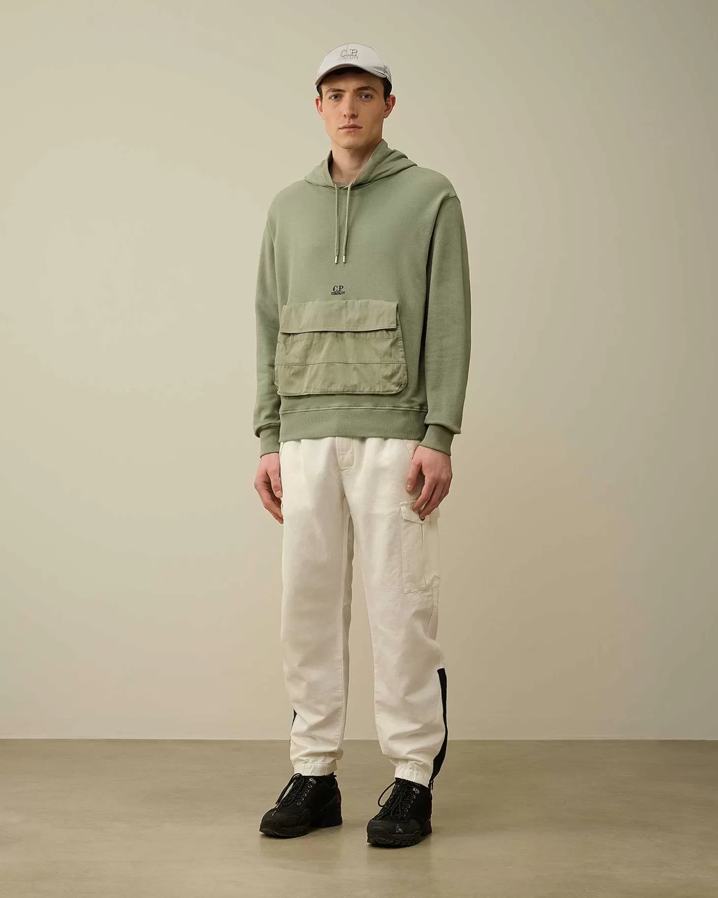 Sale Cotton Fleece Mixed Hoodie Men Sweatshirts