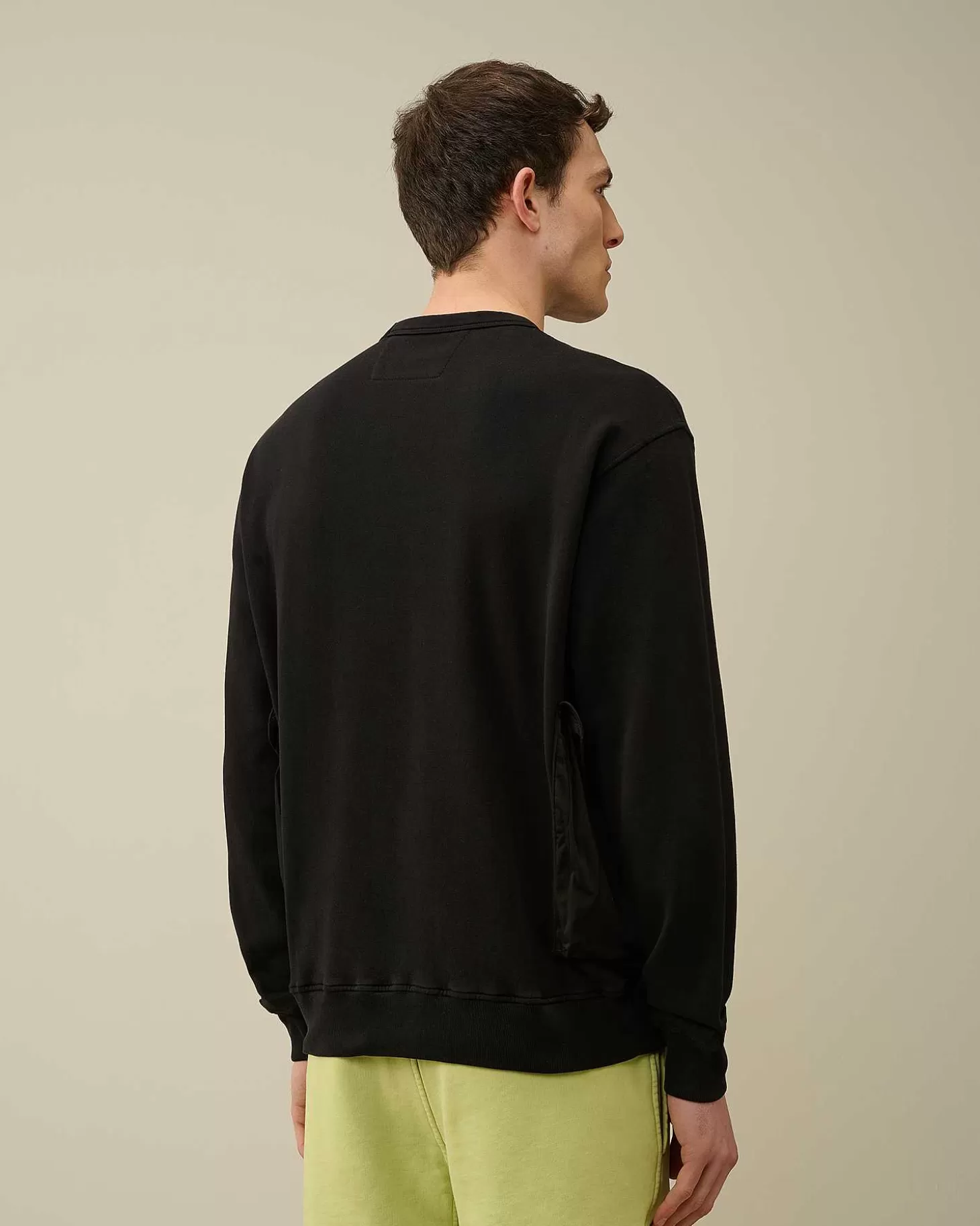 Outlet Cotton Fleece Mixed Sweatshirt Men Sweatshirts