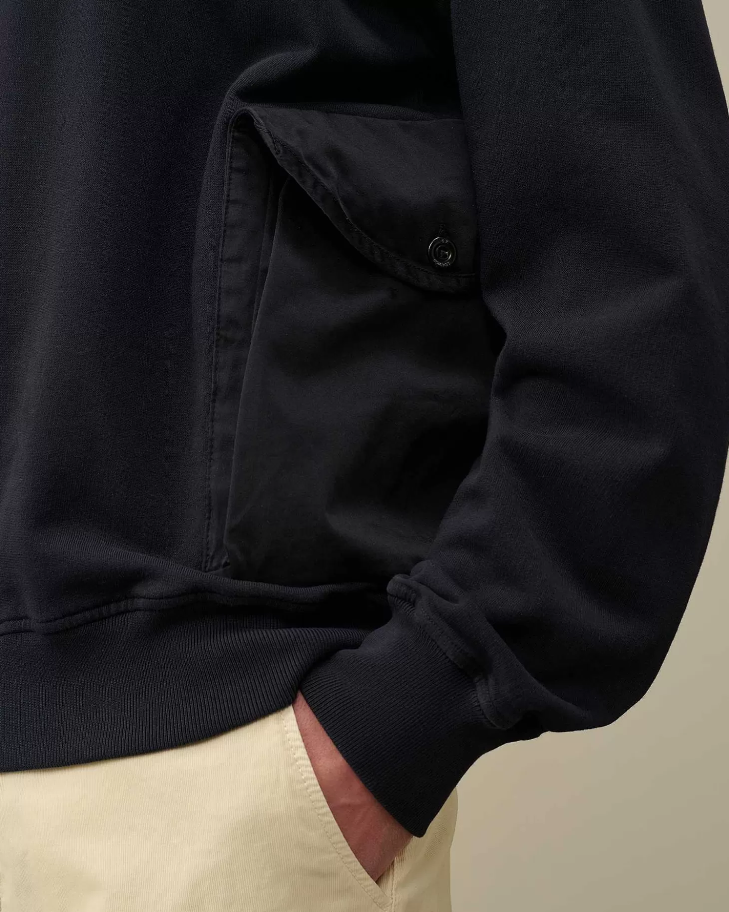 Online Cotton Fleece Mixed Sweatshirt Men Sweatshirts