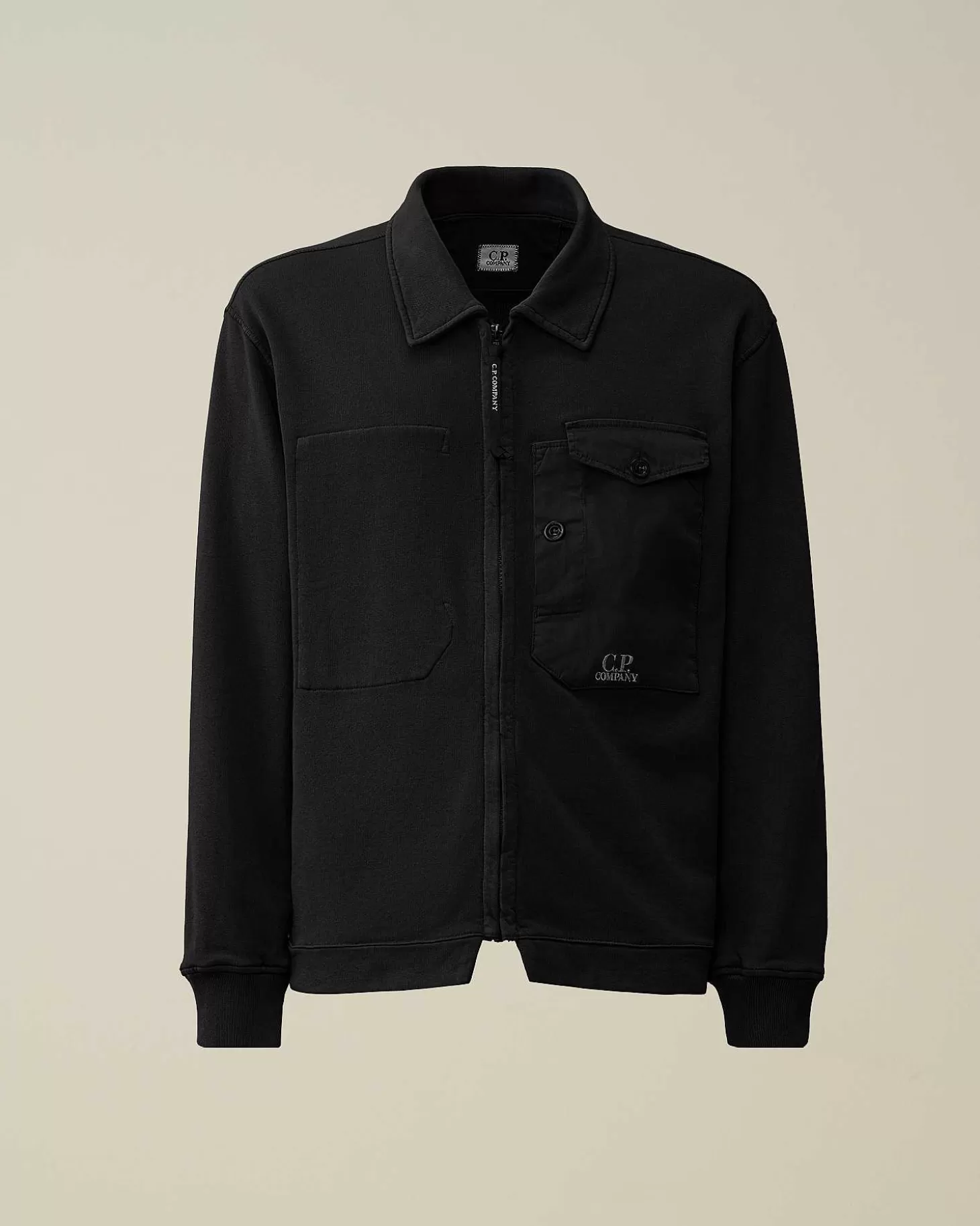 Flash Sale Cotton Fleece Mixed Zipped Shirt Men Sweatshirts