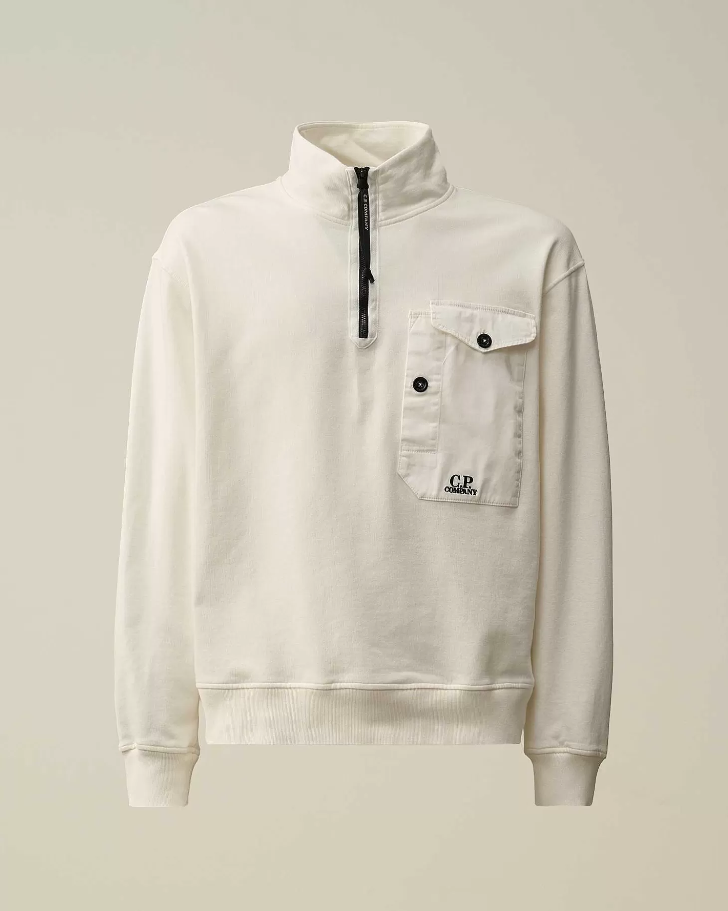New Cotton Fleece Mixed Zipped Sweatshirt Men Sweatshirts