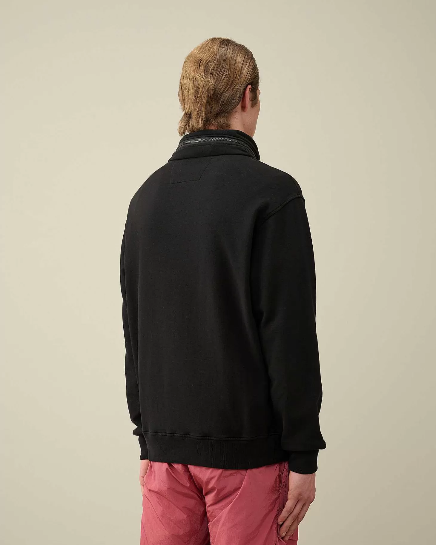 Discount Cotton Fleece Zipped Sweatshirt Men Sweatshirts