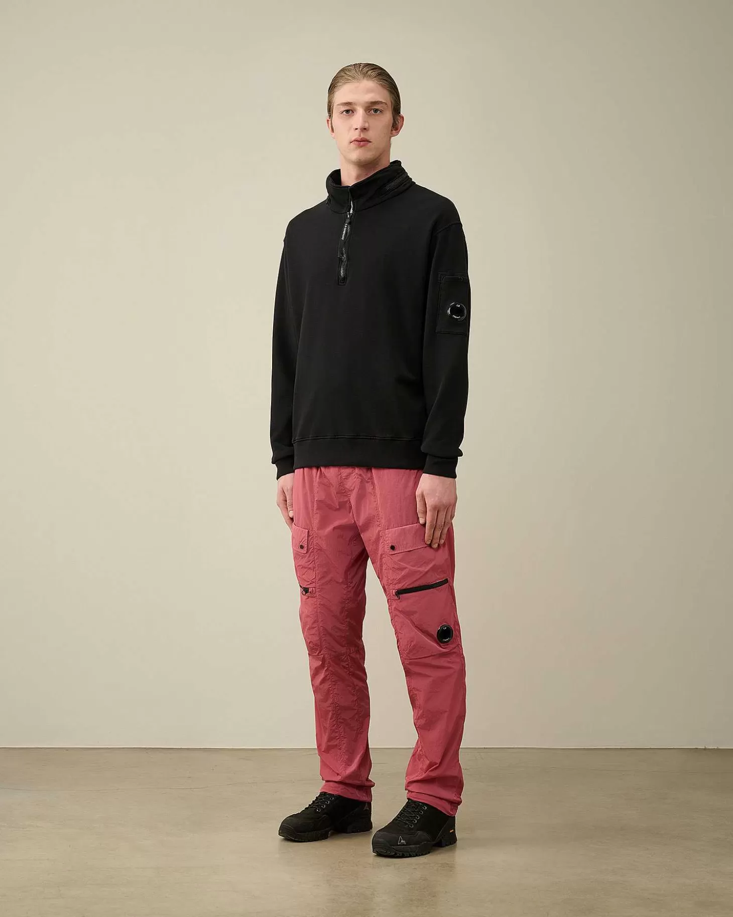 Discount Cotton Fleece Zipped Sweatshirt Men Sweatshirts
