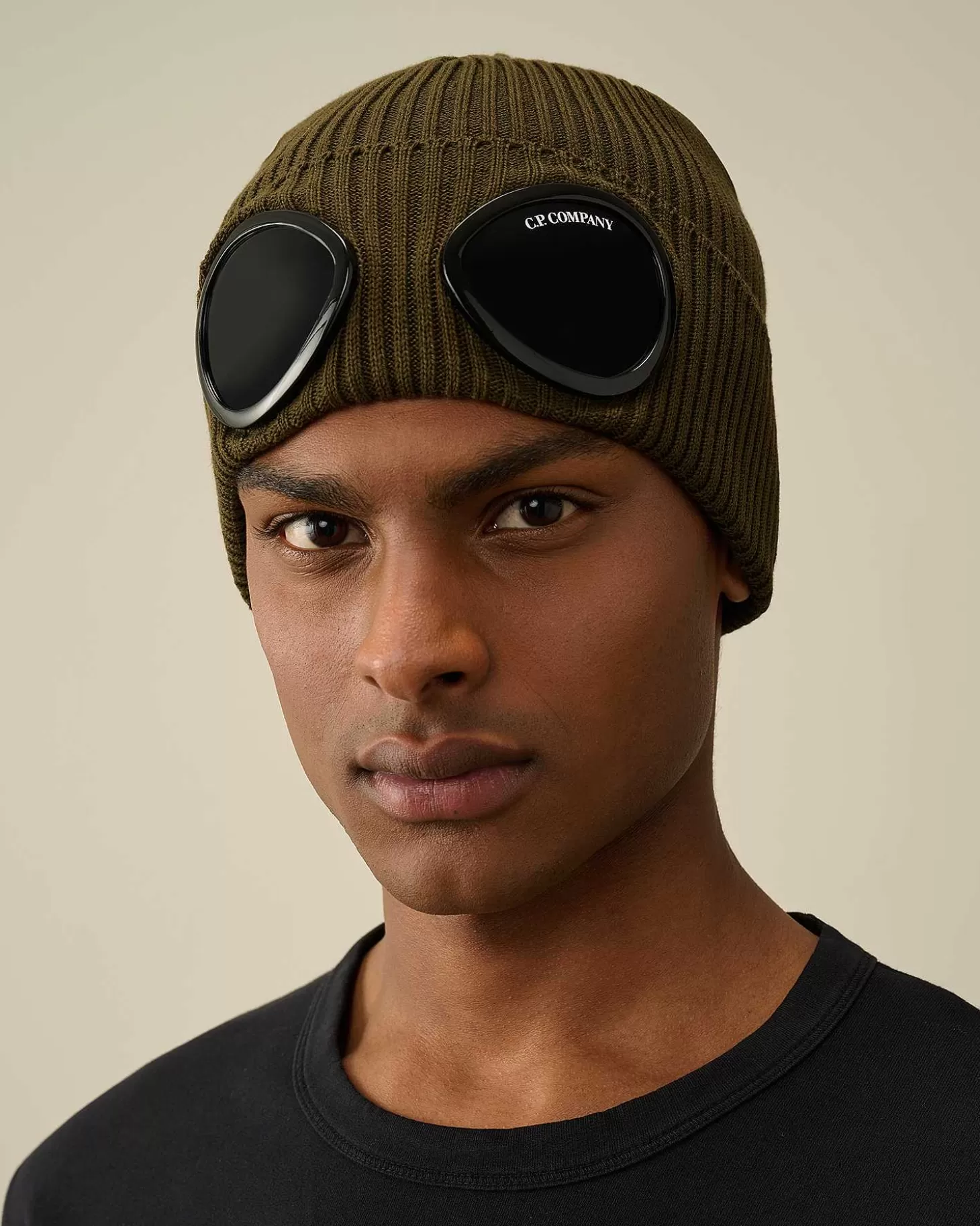 Fashion Cotton Goggle Beanie Men Hats