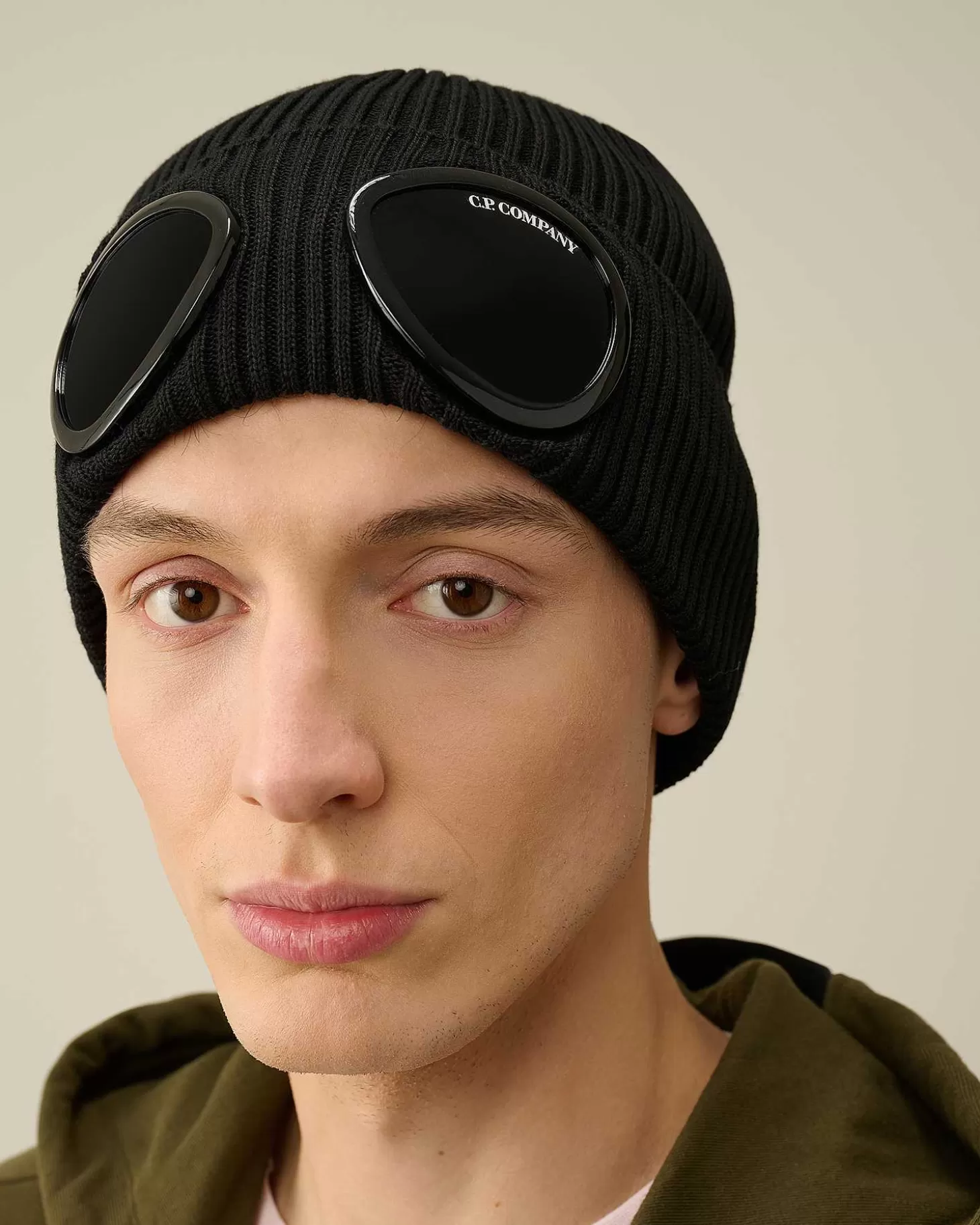 New Cotton Goggle Beanie Men Hats
