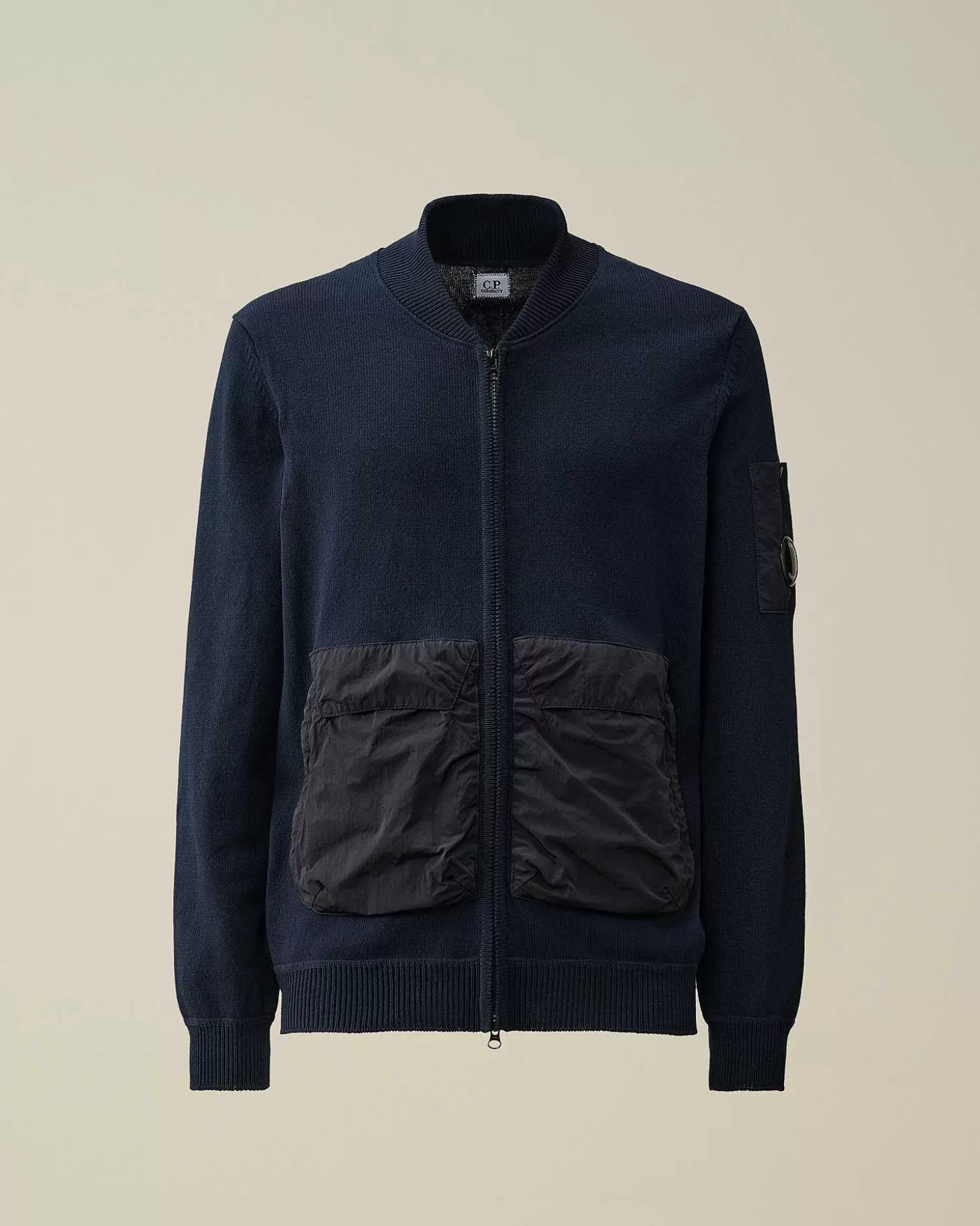 Best Sale Cotton Mixed Bomber Knit Men Jumpers