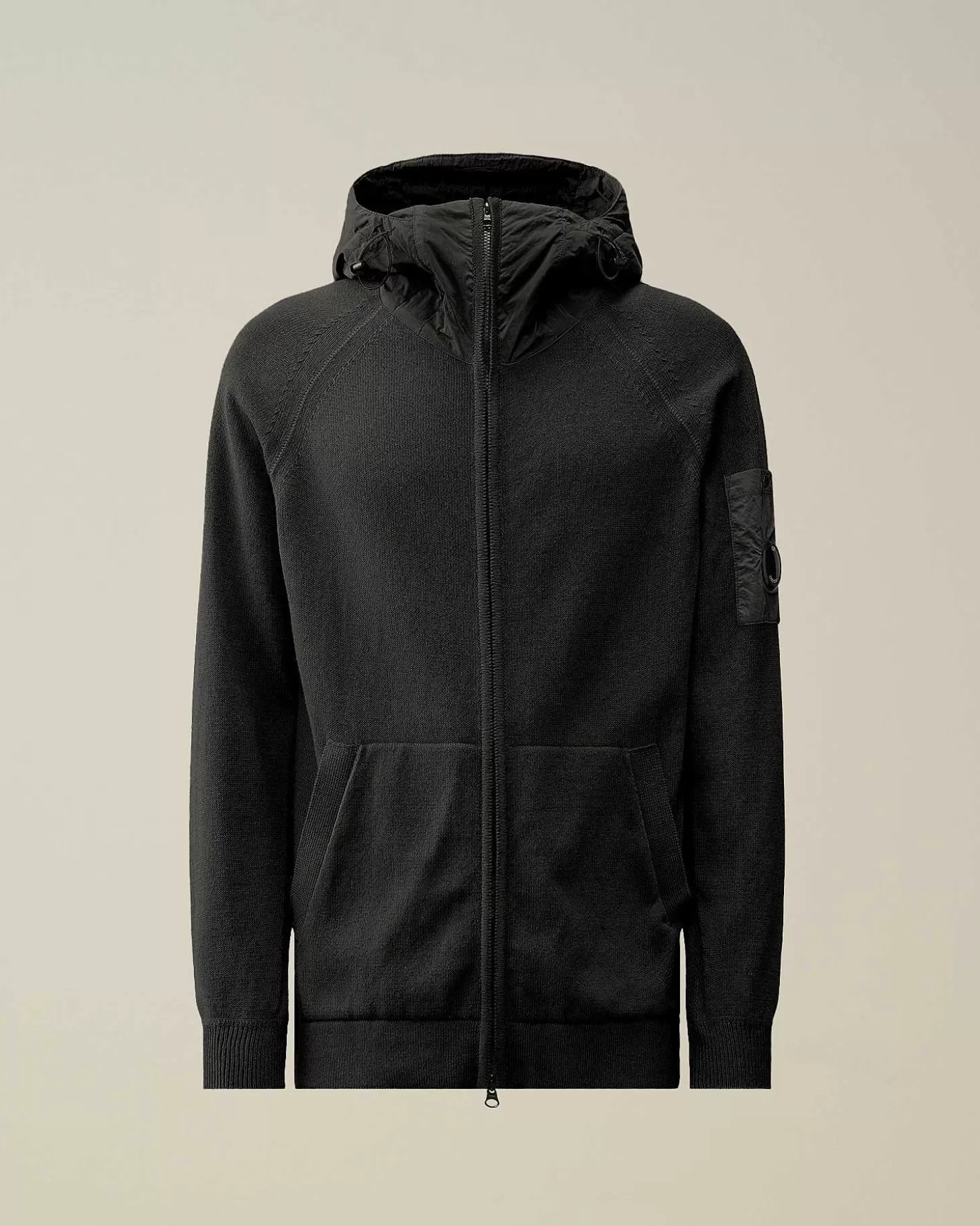 Cheap Cotton Mixed Hooded Knit Men Jumpers