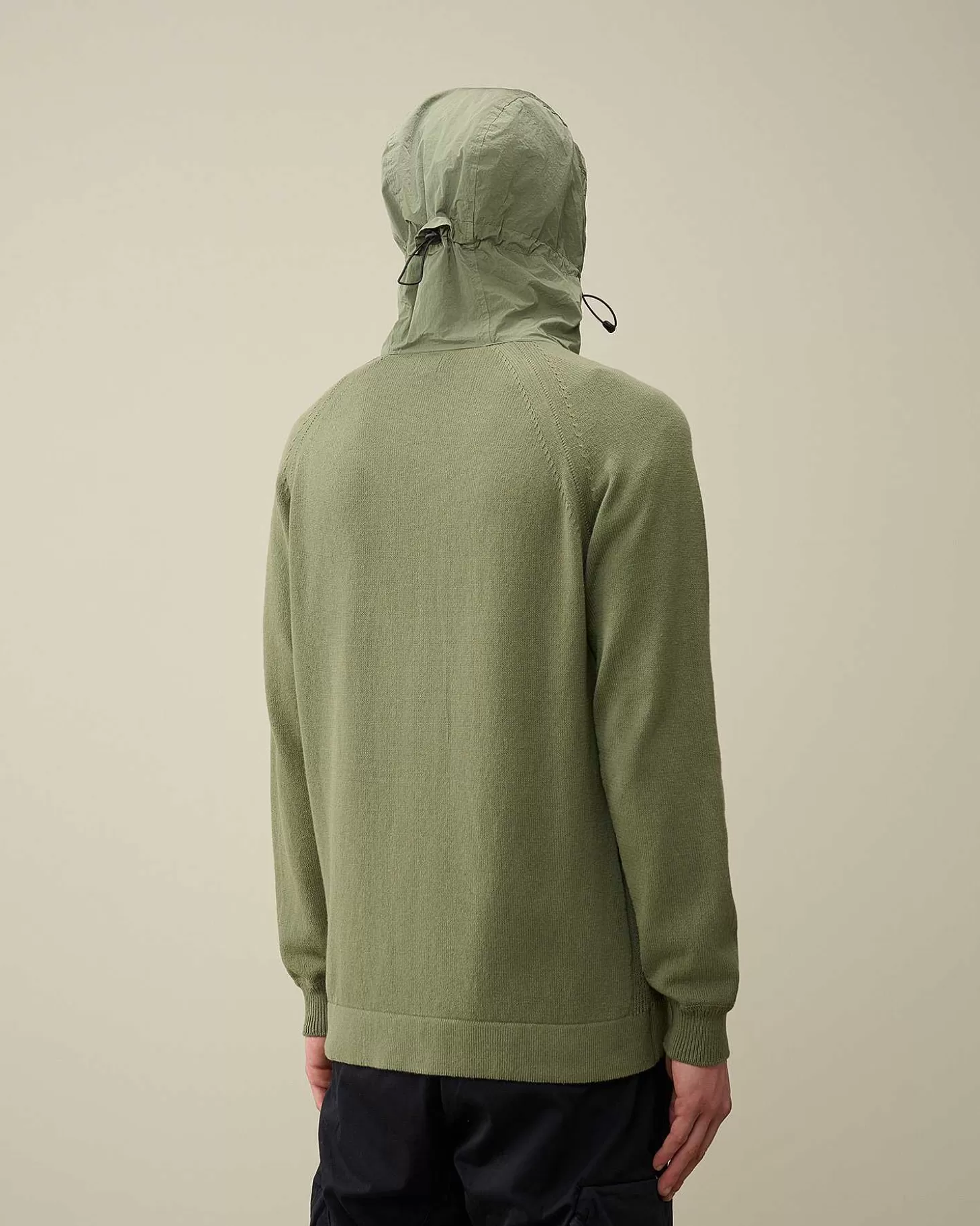 Cheap Cotton Mixed Hooded Knit Men Jumpers