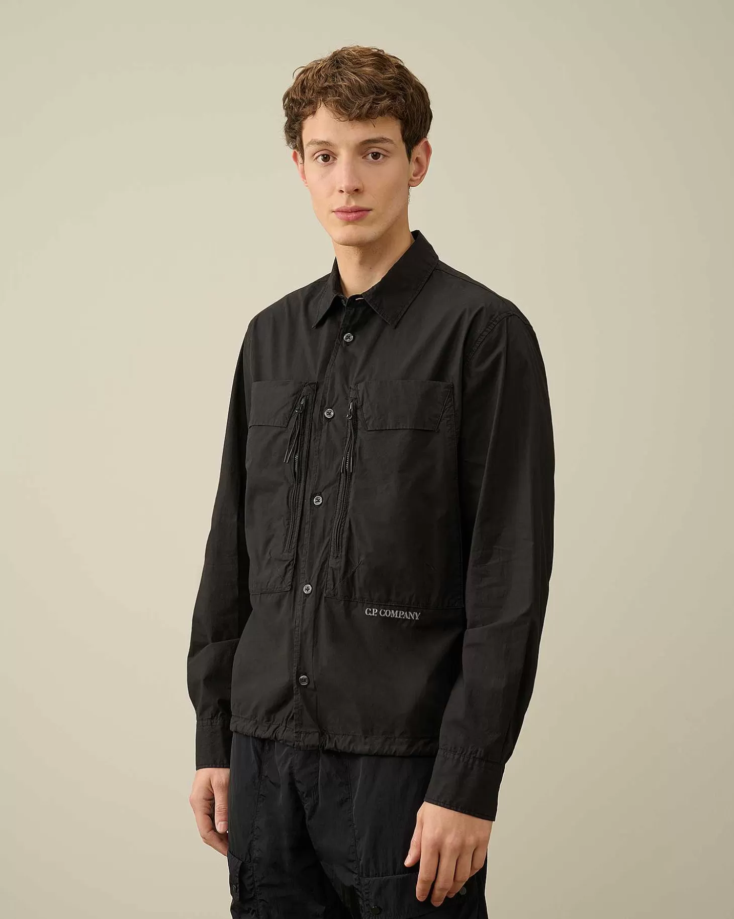 Sale Cotton Popeline Overshirt Men Overshirt