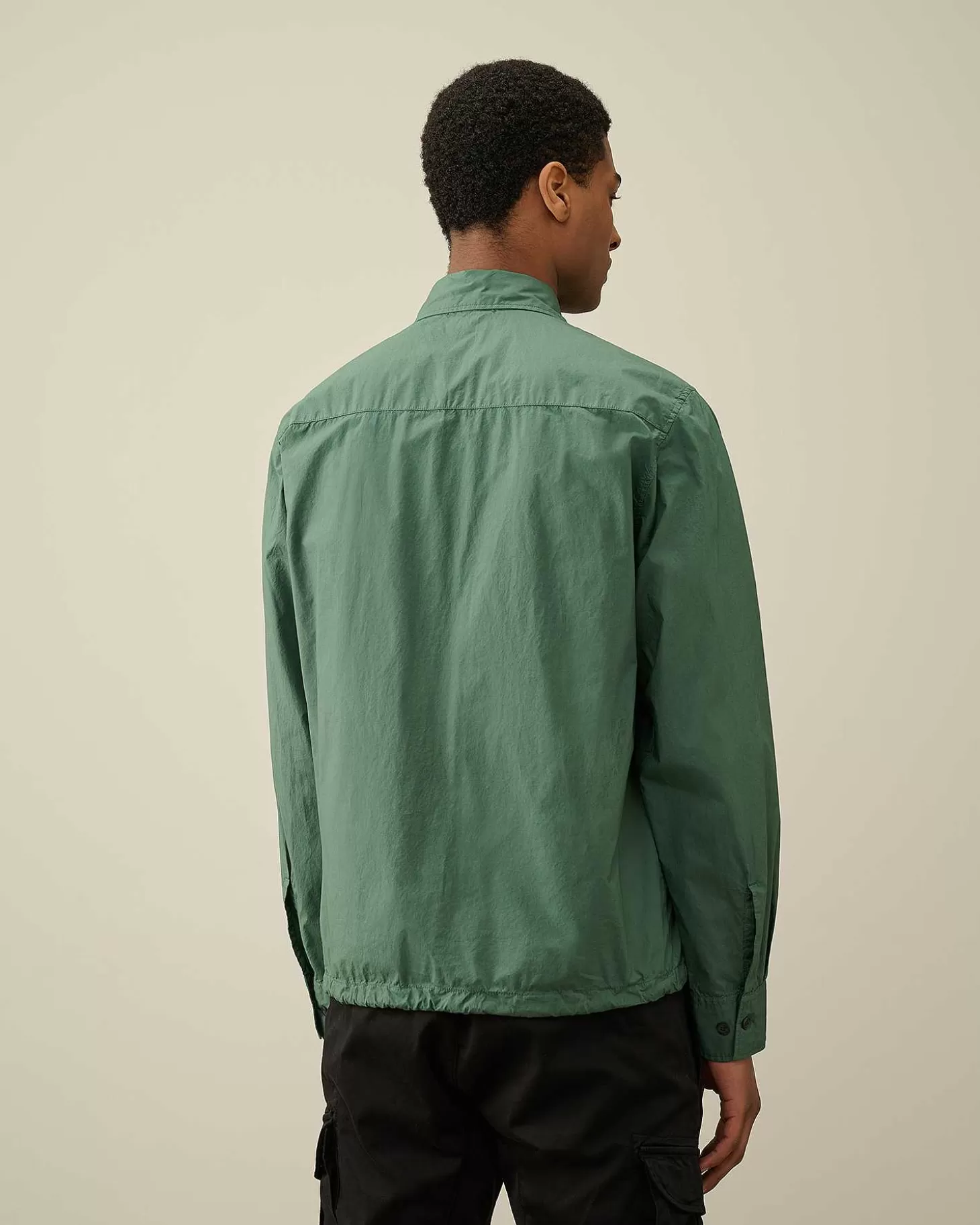 Outlet Cotton Popeline Overshirt Men Overshirt