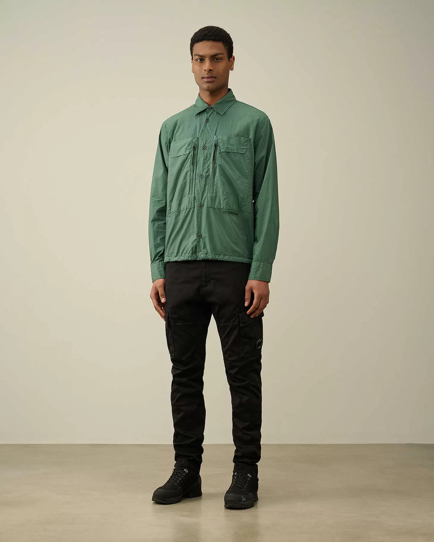 Outlet Cotton Popeline Overshirt Men Overshirt