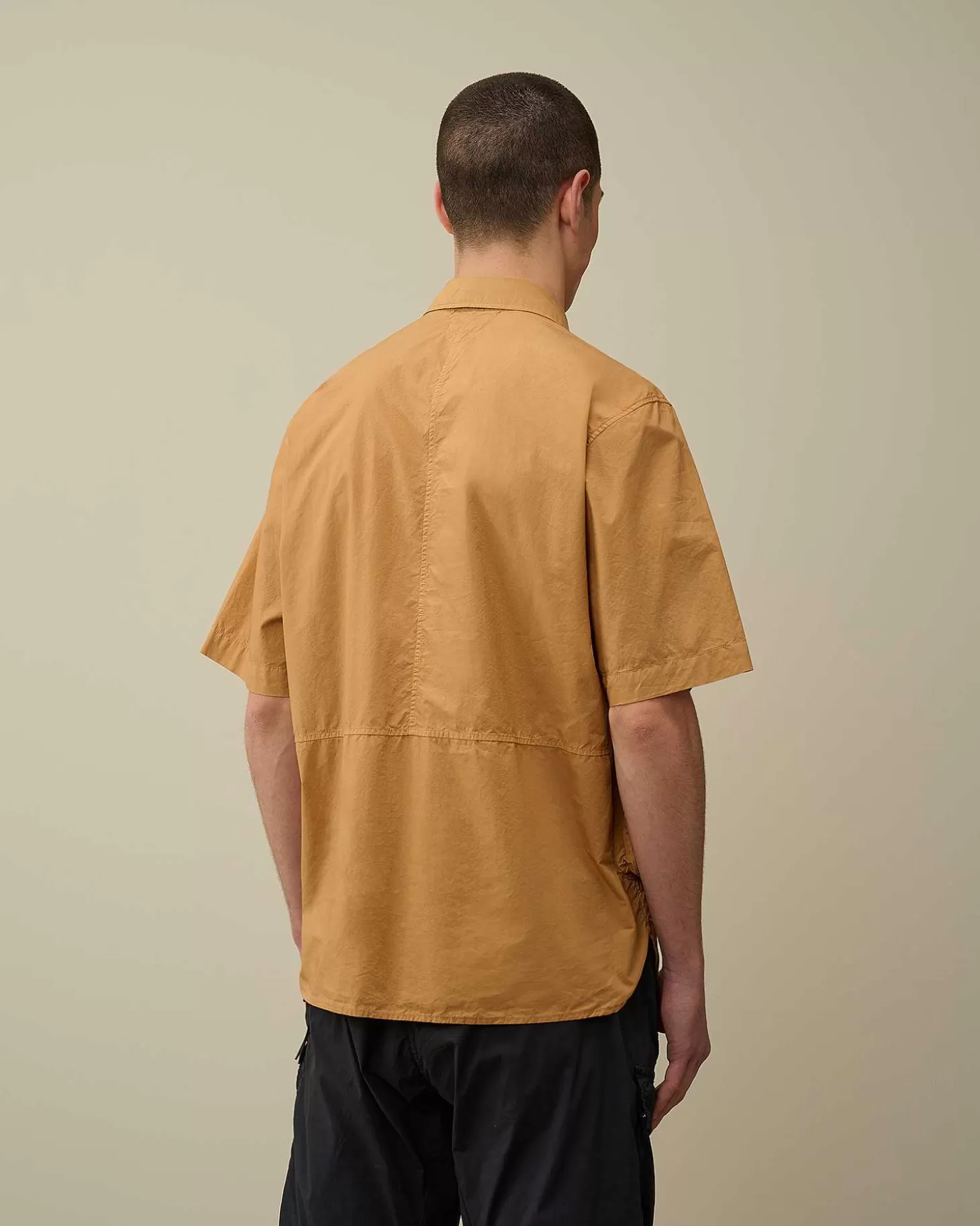 New Cotton Popeline Pocket Shirt Men Shirt