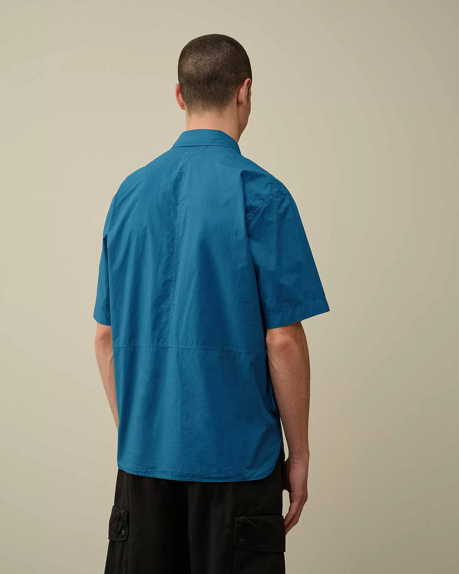 Clearance Cotton Popeline Pocket Shirt Men Shirt