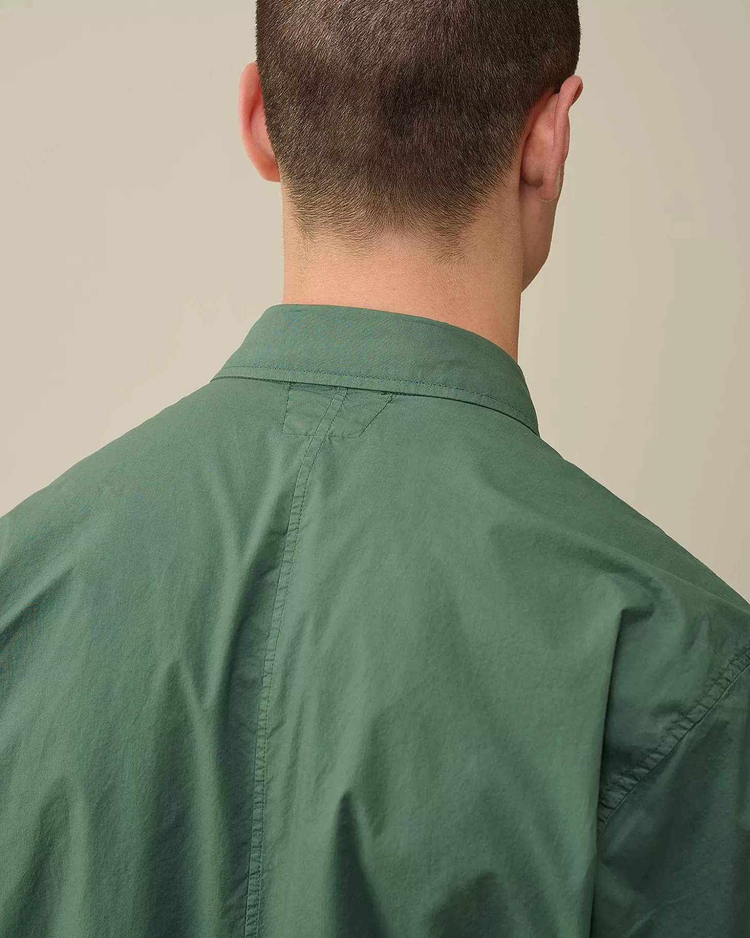 New Cotton Popeline Pocket Shirt Men Shirt