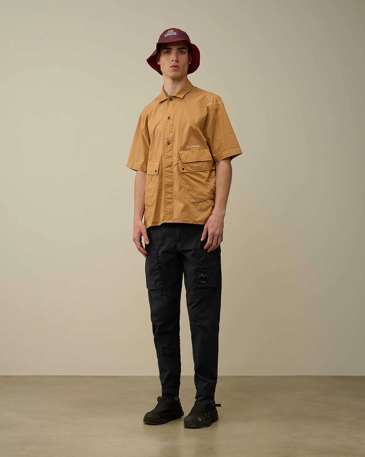 New Cotton Popeline Pocket Shirt Men Shirt