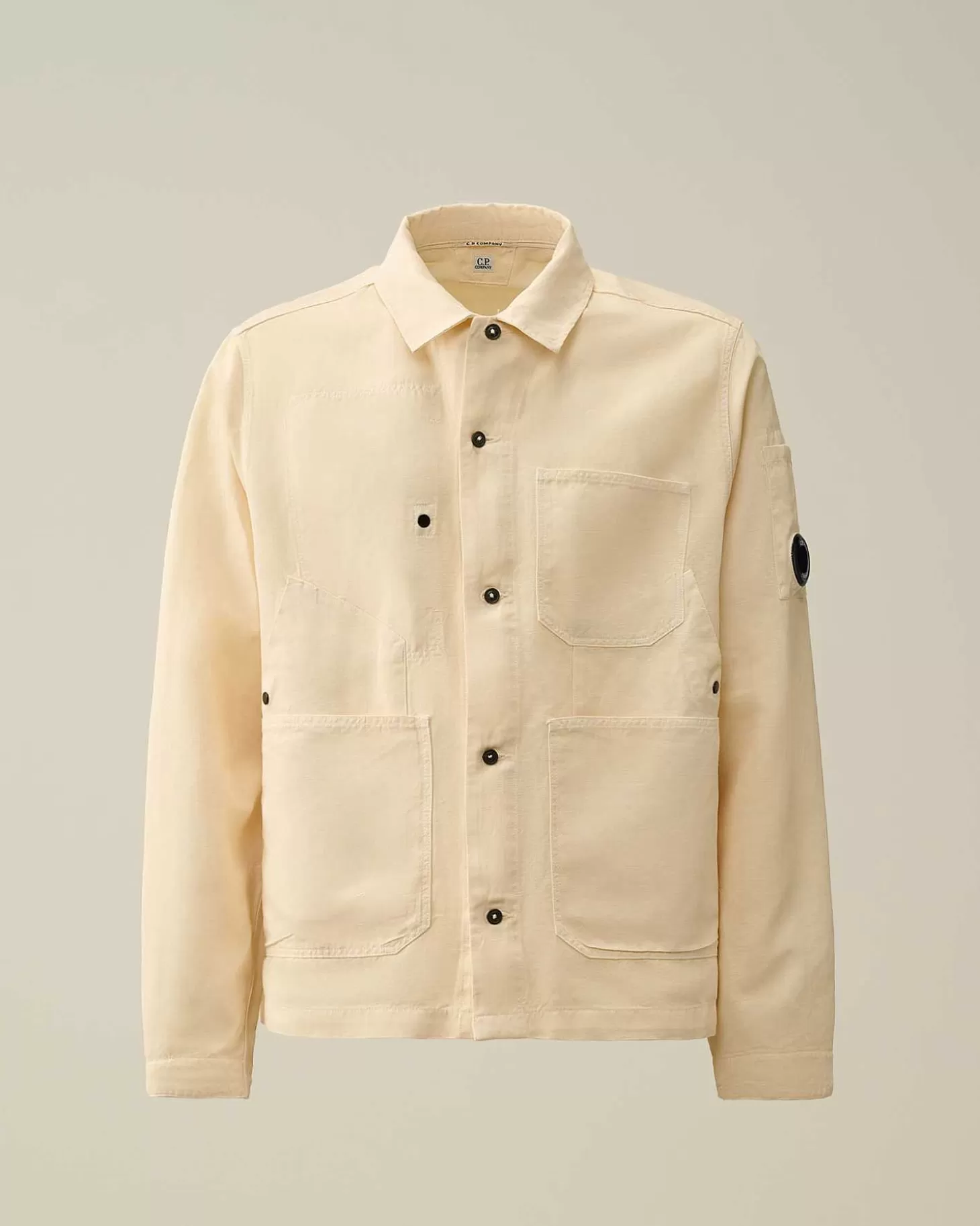 Sale Cotton/Linen Overshirt Men Overshirt