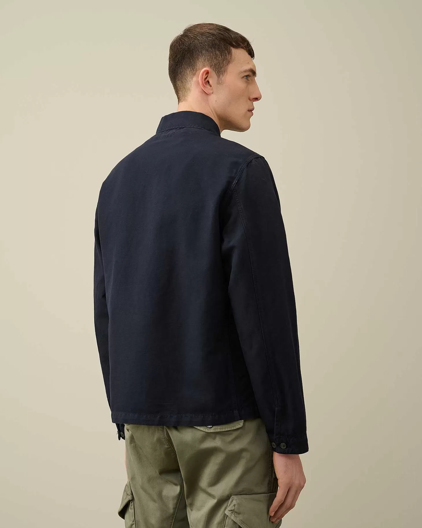 Shop Cotton/Linen Overshirt Men Overshirt