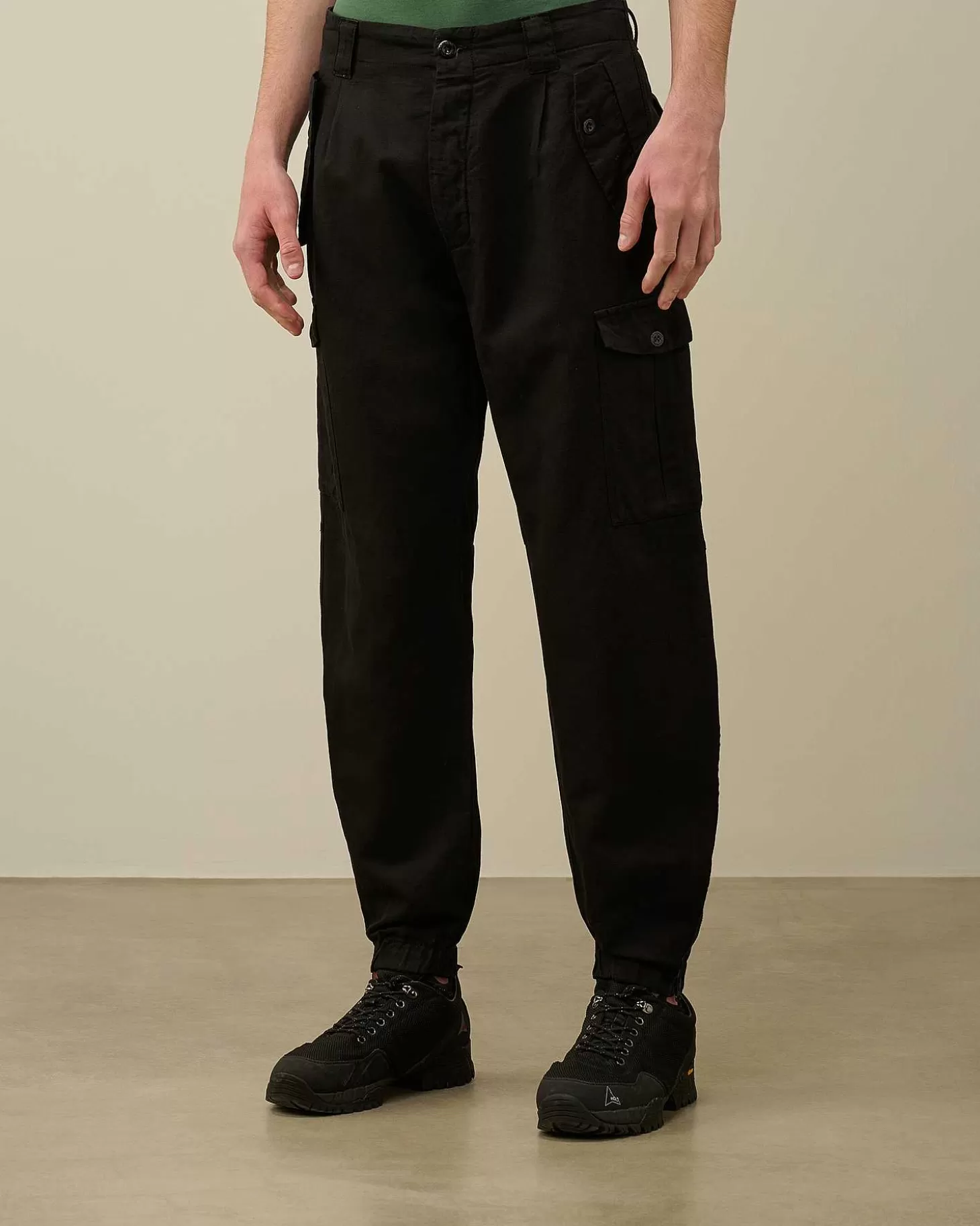 Flash Sale Cotton/Linen Regular Cargo Pants Men Trousers