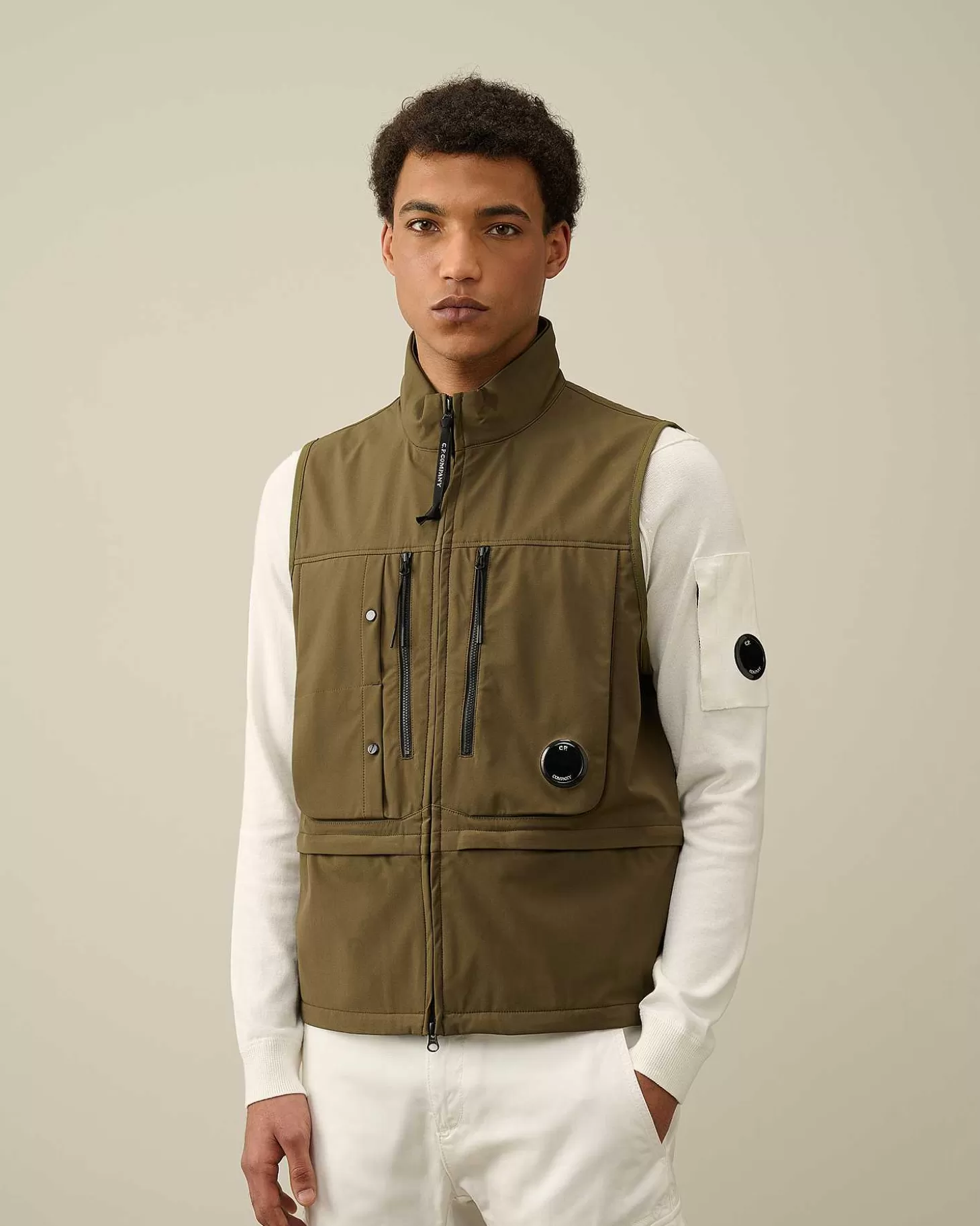 Outlet C.P. Shell-R Utility Vest Men Jacket & Coats