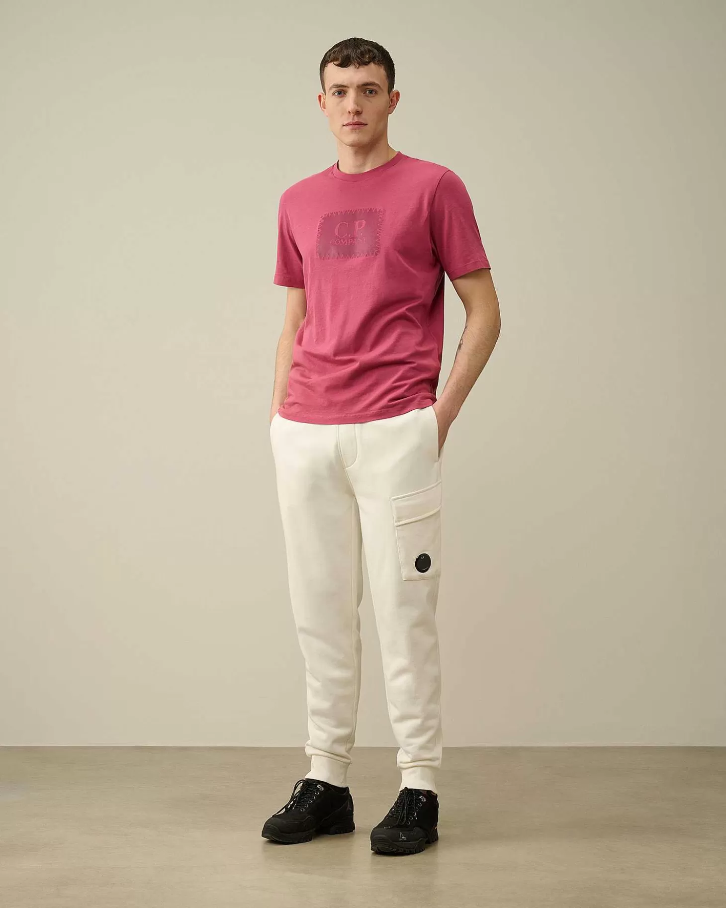 Hot Diagonal Raised Fleece Cargo Sweatpants Men Tracksuits & Shorts