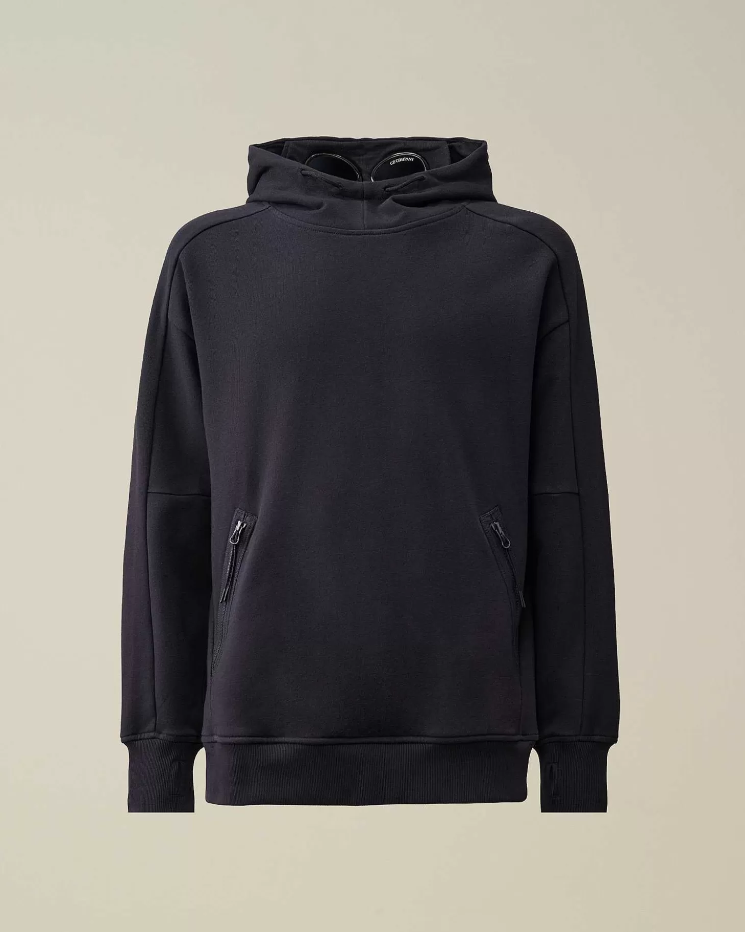 Flash Sale Diagonal Raised Fleece Goggle Hoodie Men Sweatshirts