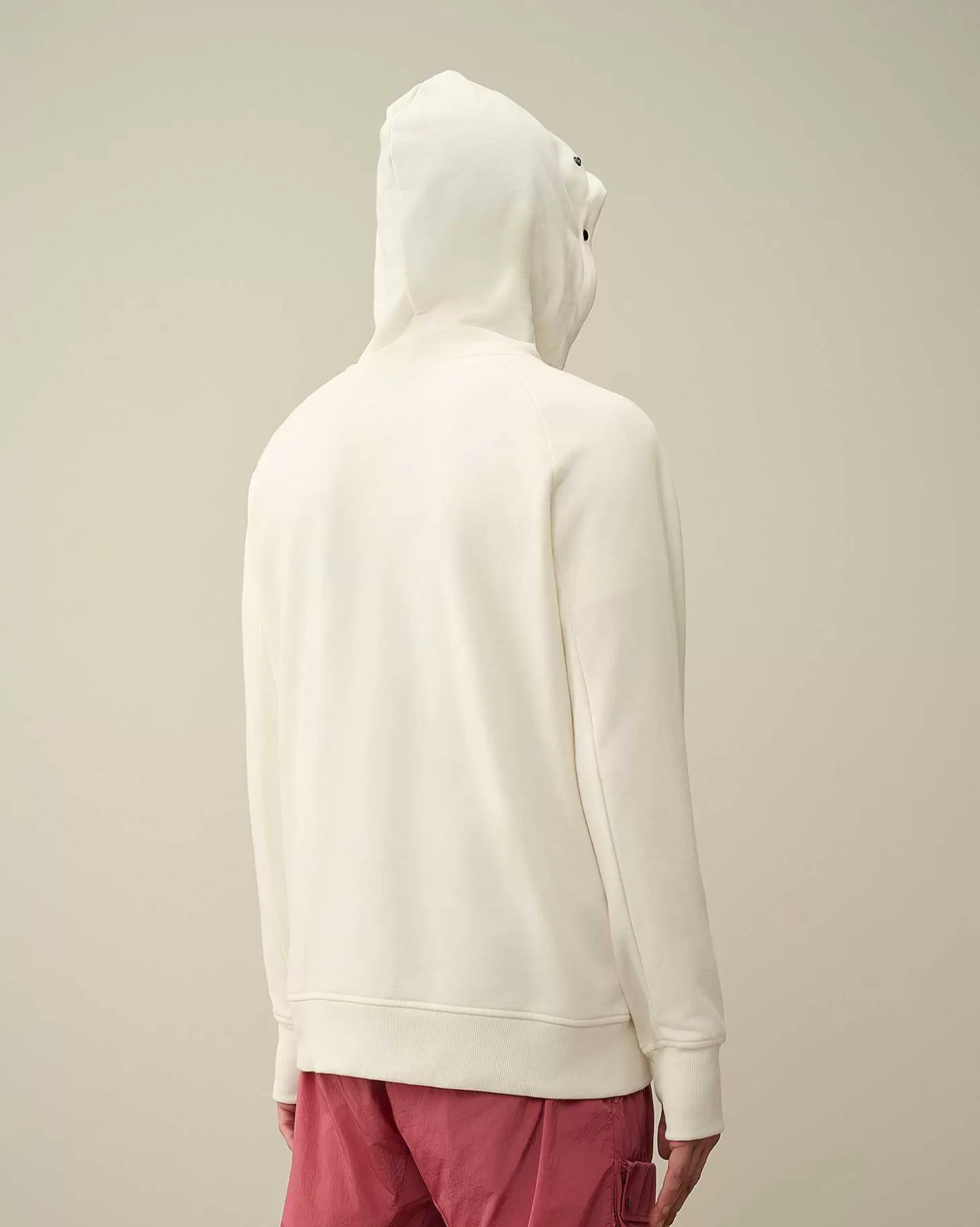 Cheap Diagonal Raised Fleece Goggle Hoodie Men Sweatshirts