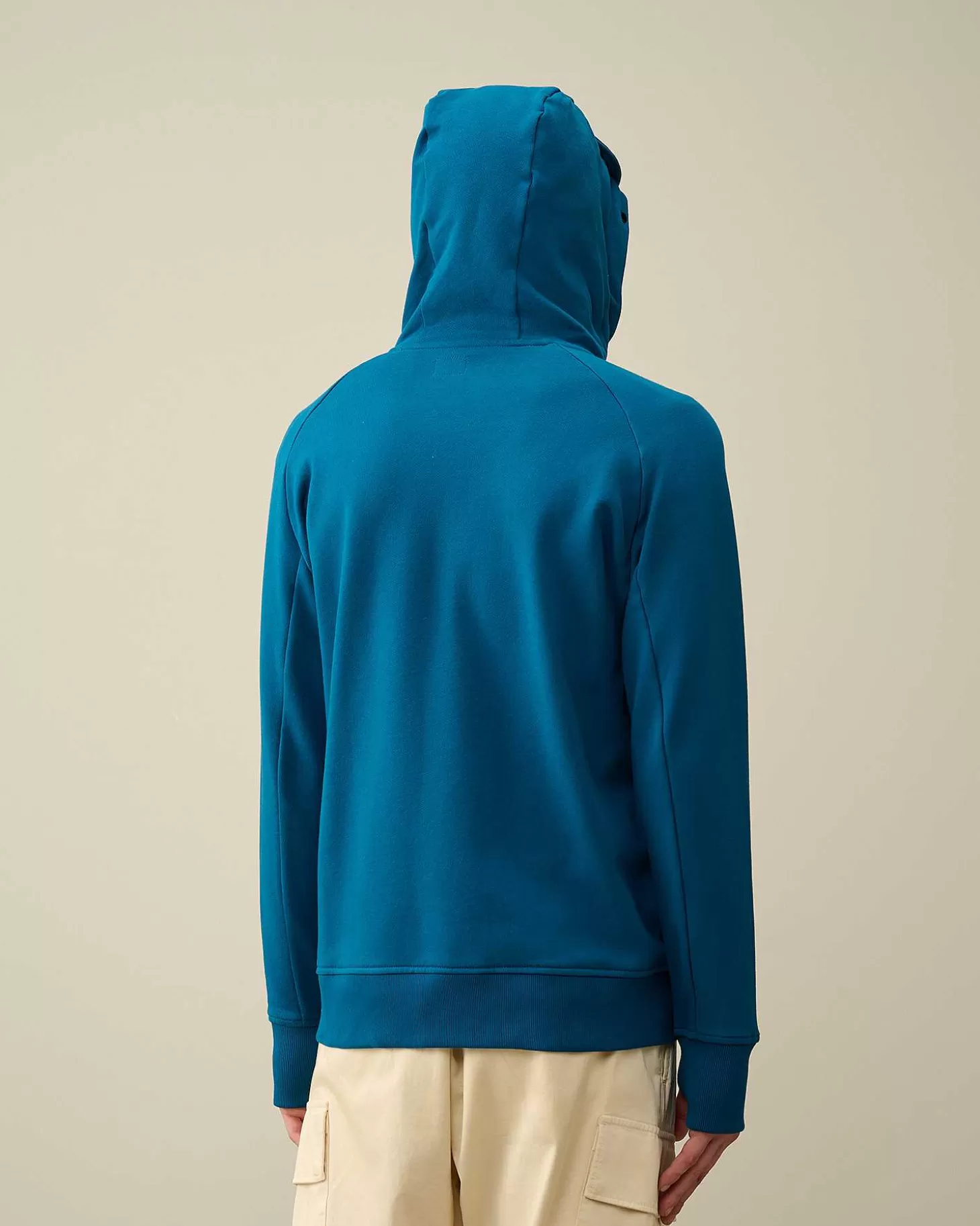 Outlet Diagonal Raised Fleece Goggle Zipped Hoodie Men Sweatshirts