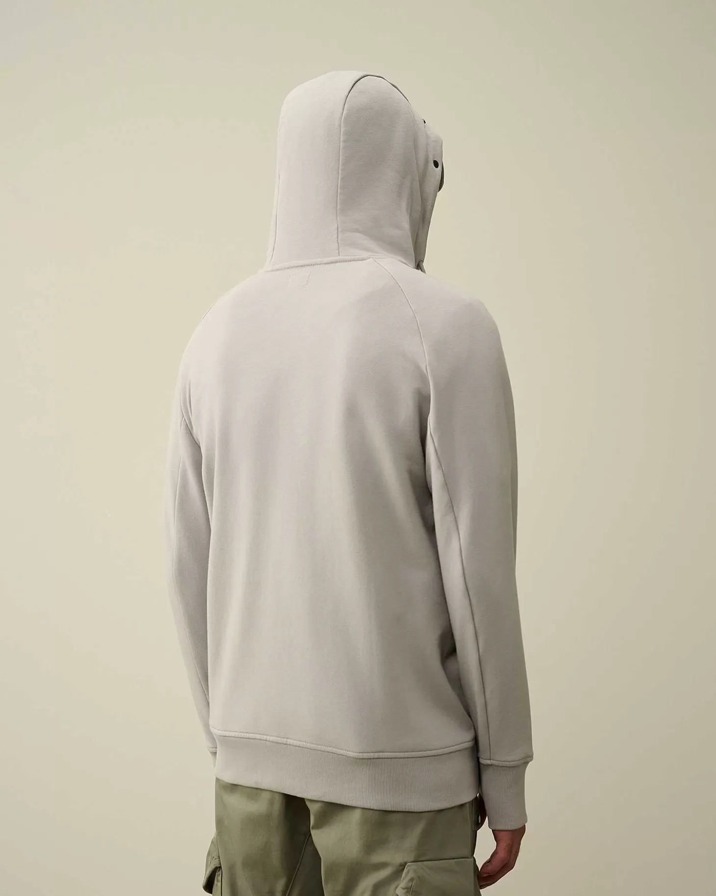 Outlet Diagonal Raised Fleece Goggle Zipped Hoodie Men Sweatshirts