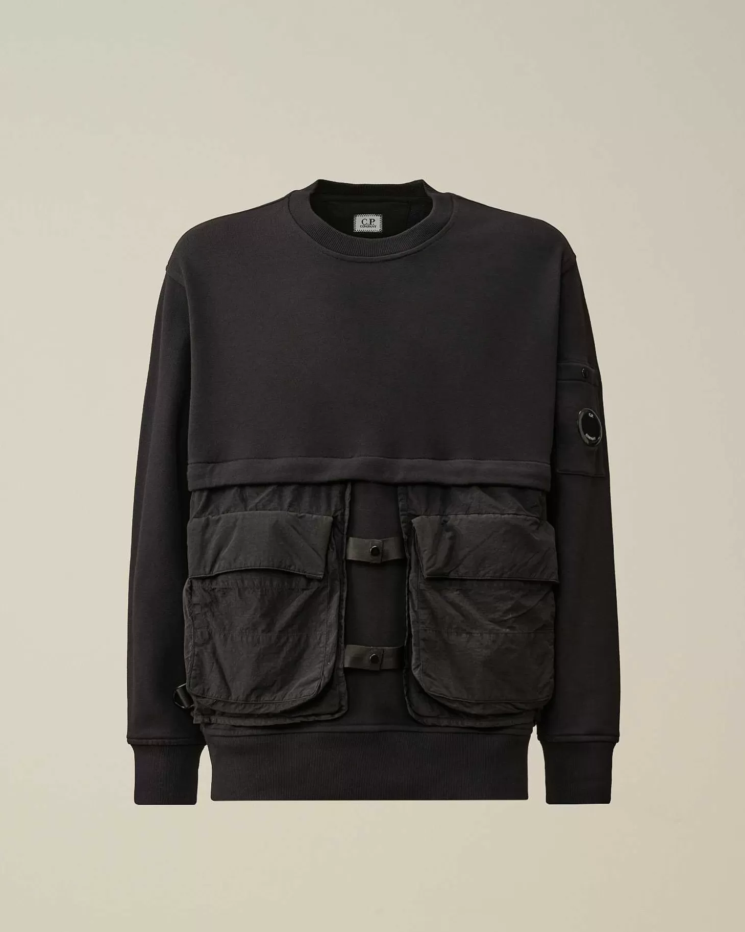 Best Sale Diagonal Raised Fleece Mixed Detachable Sweatshirt Men Sweatshirts