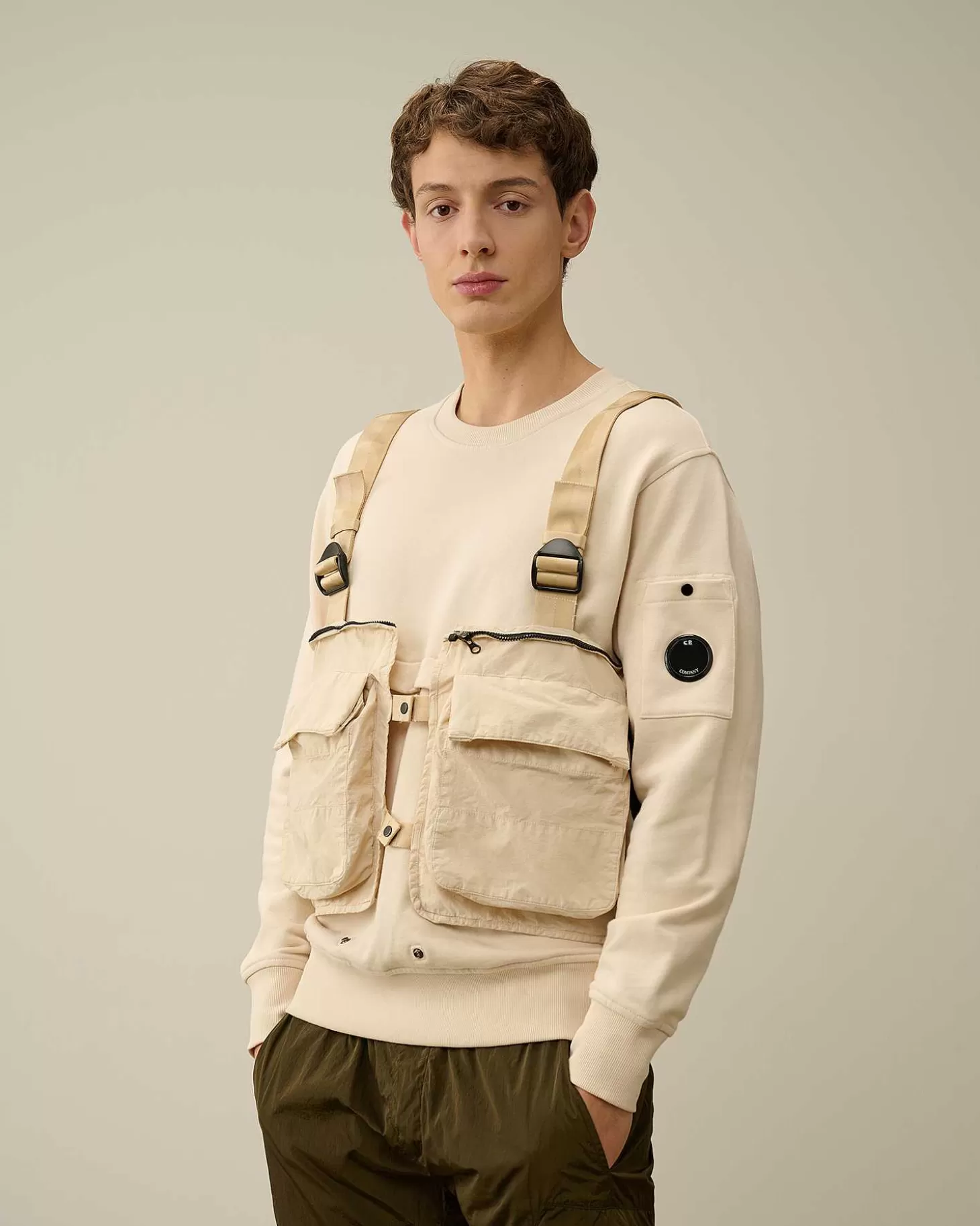 Best Sale Diagonal Raised Fleece Mixed Detachable Sweatshirt Men Sweatshirts