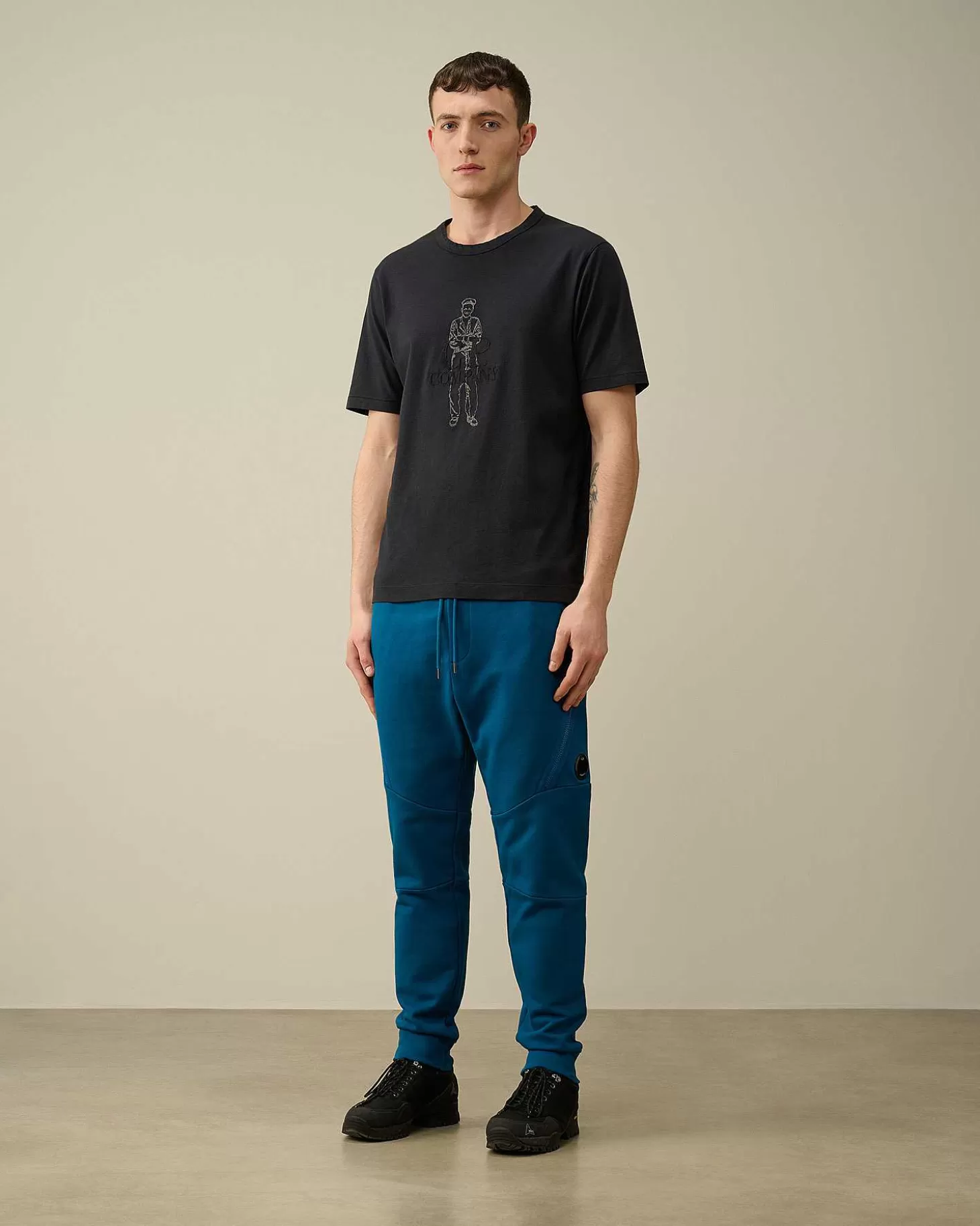 Cheap Diagonal Raised Fleece Sweatpants Men Tracksuits & Shorts