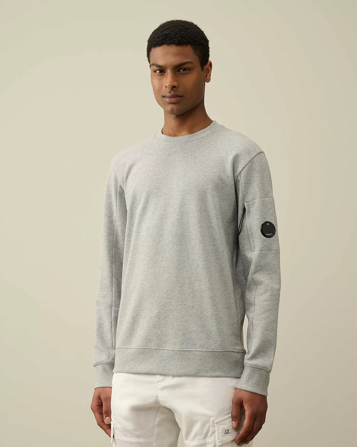 Shop Diagonal Raised Fleece Sweatshirt Men Sweatshirts