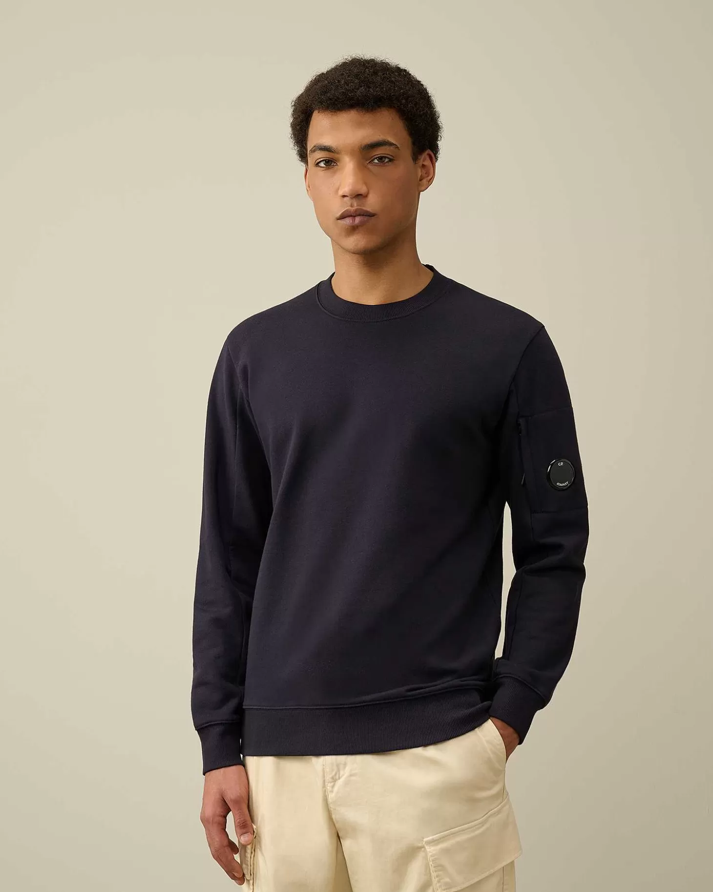 Cheap Diagonal Raised Fleece Sweatshirt Men Sweatshirts