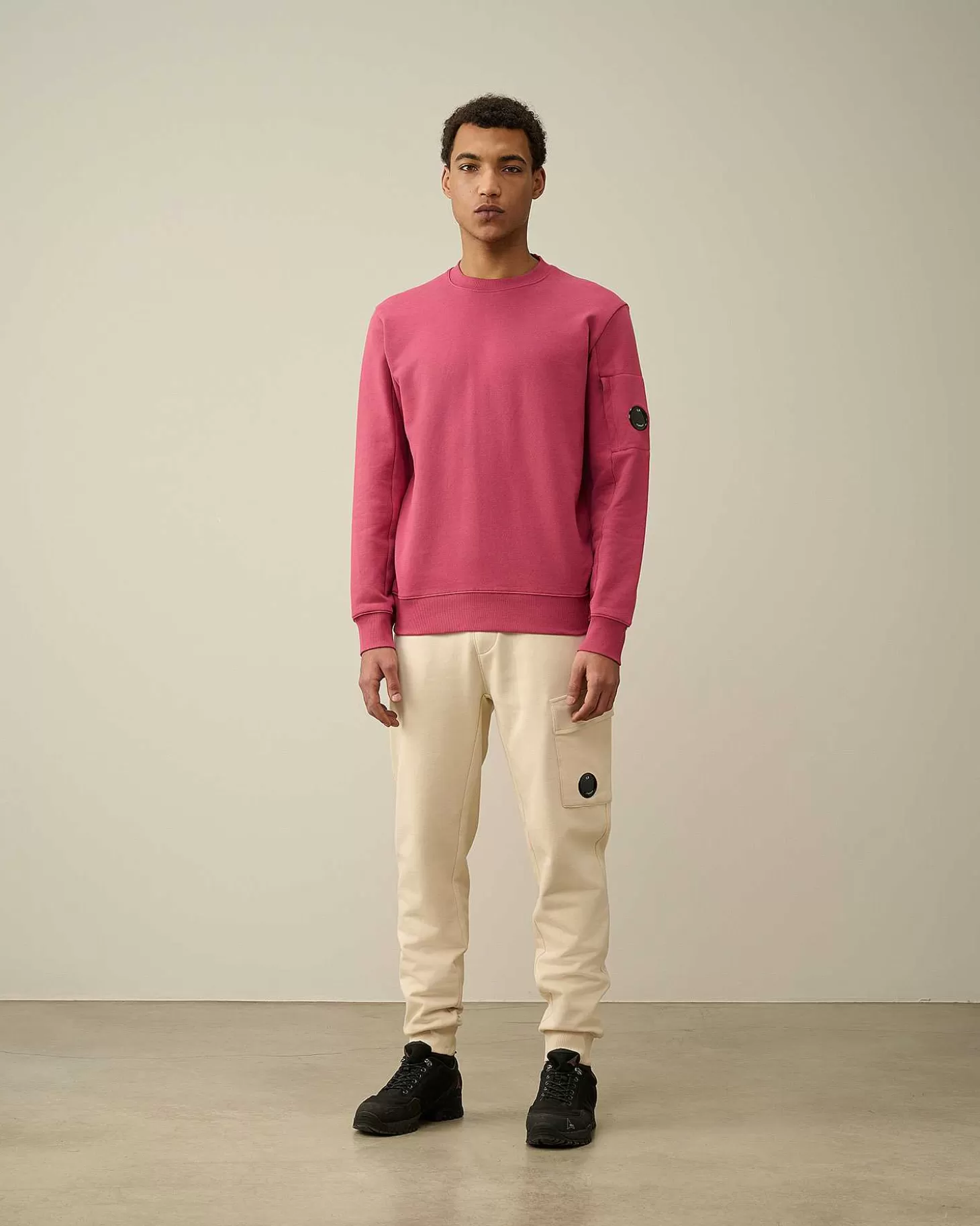 Cheap Diagonal Raised Fleece Sweatshirt Men Sweatshirts