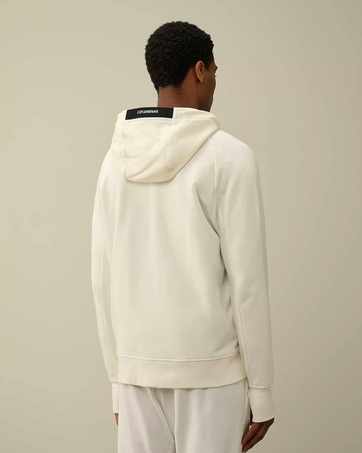 Flash Sale Diagonal Raised Fleece Zipped Hoodie Men Sweatshirts