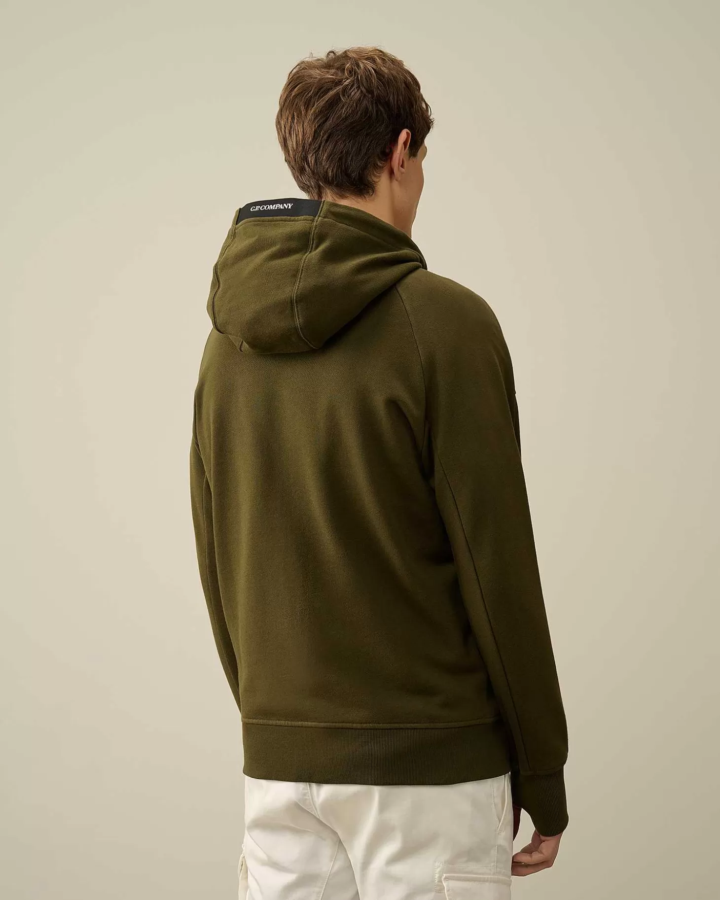 Best Sale Diagonal Raised Fleece Zipped Hoodie Men Sweatshirts