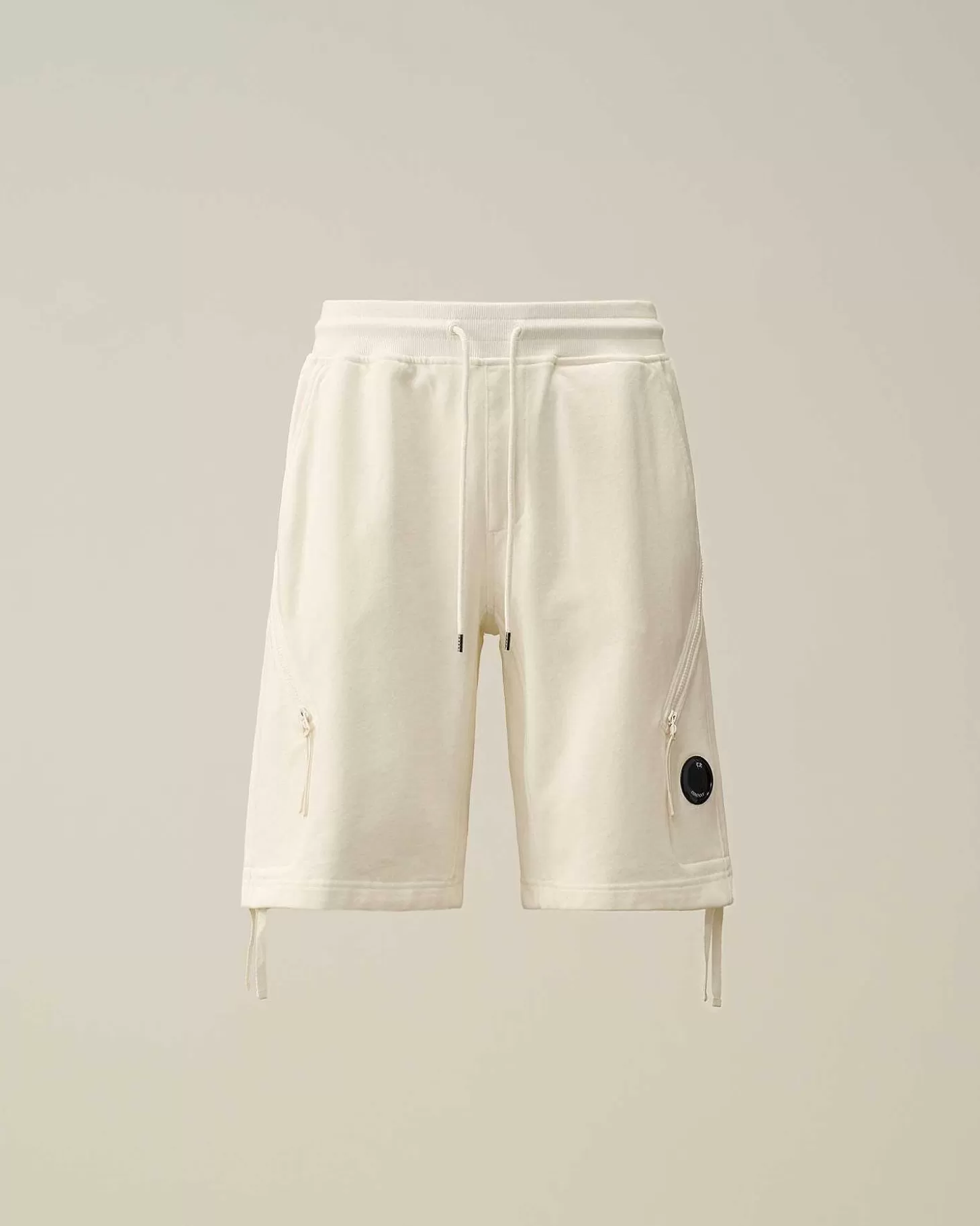 New Diagonal Raised Fleece Zipped Pocket Shorts Men Tracksuits & Shorts