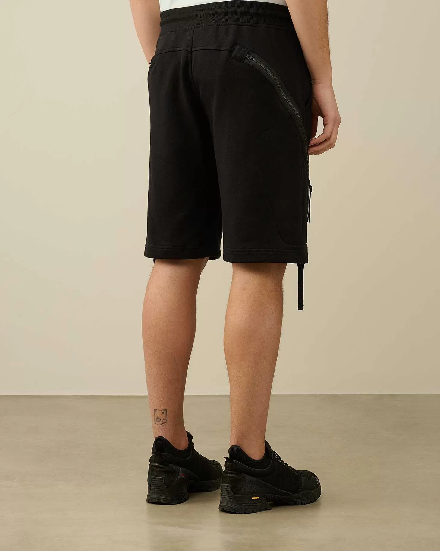 Outlet Diagonal Raised Fleece Zipped Pocket Shorts Men Tracksuits & Shorts