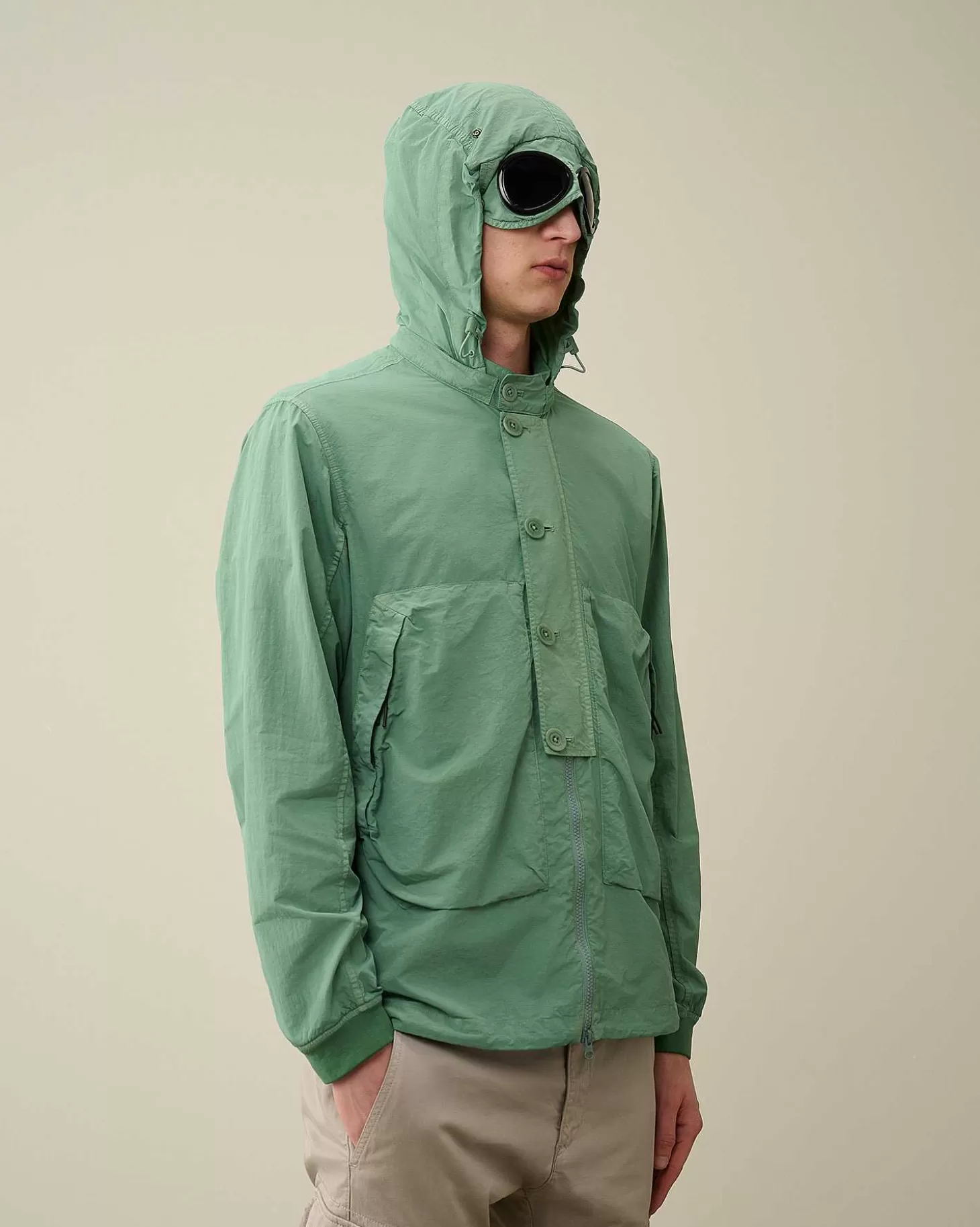 Flash Sale Flatt Nylon Goggle Overshirt Men Overshirt