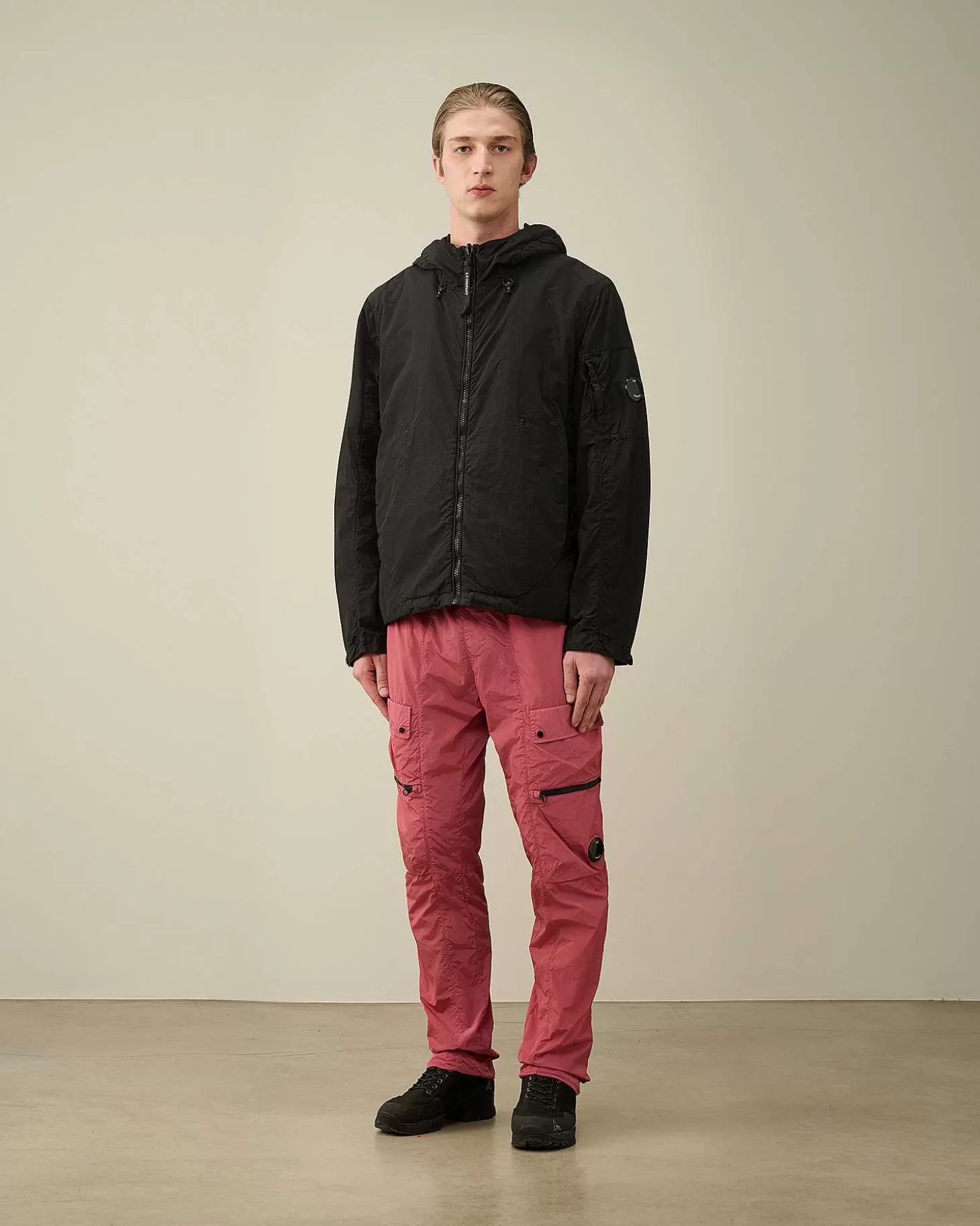 Fashion Flatt Nylon Reversible Hooded Jacket Men Jacket & Coats