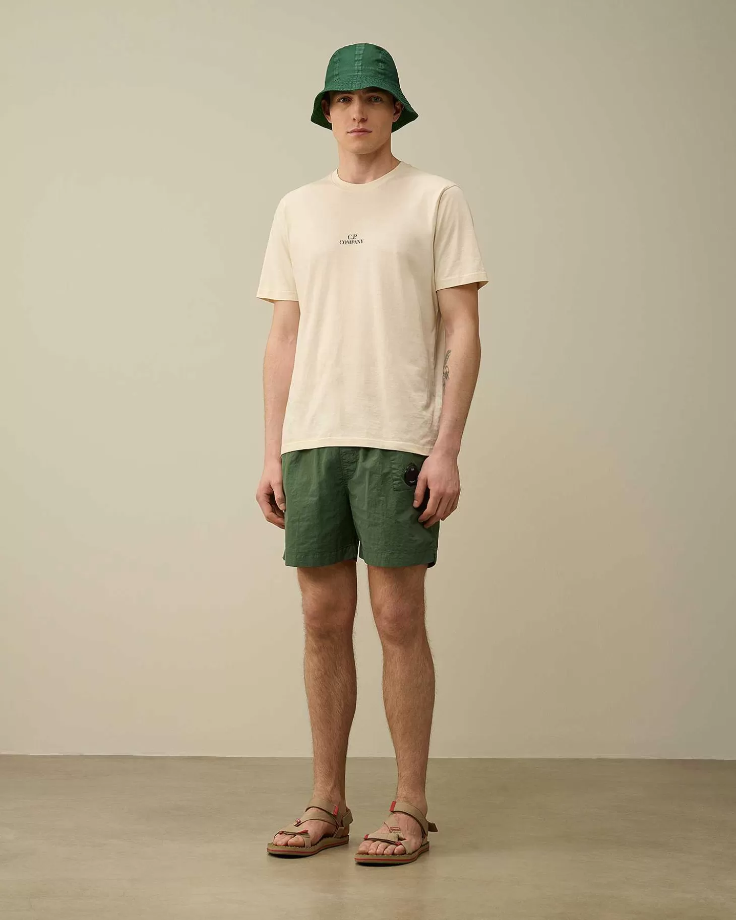 Hot Flatt Nylon Utility Swim Shorts Men Beachwear