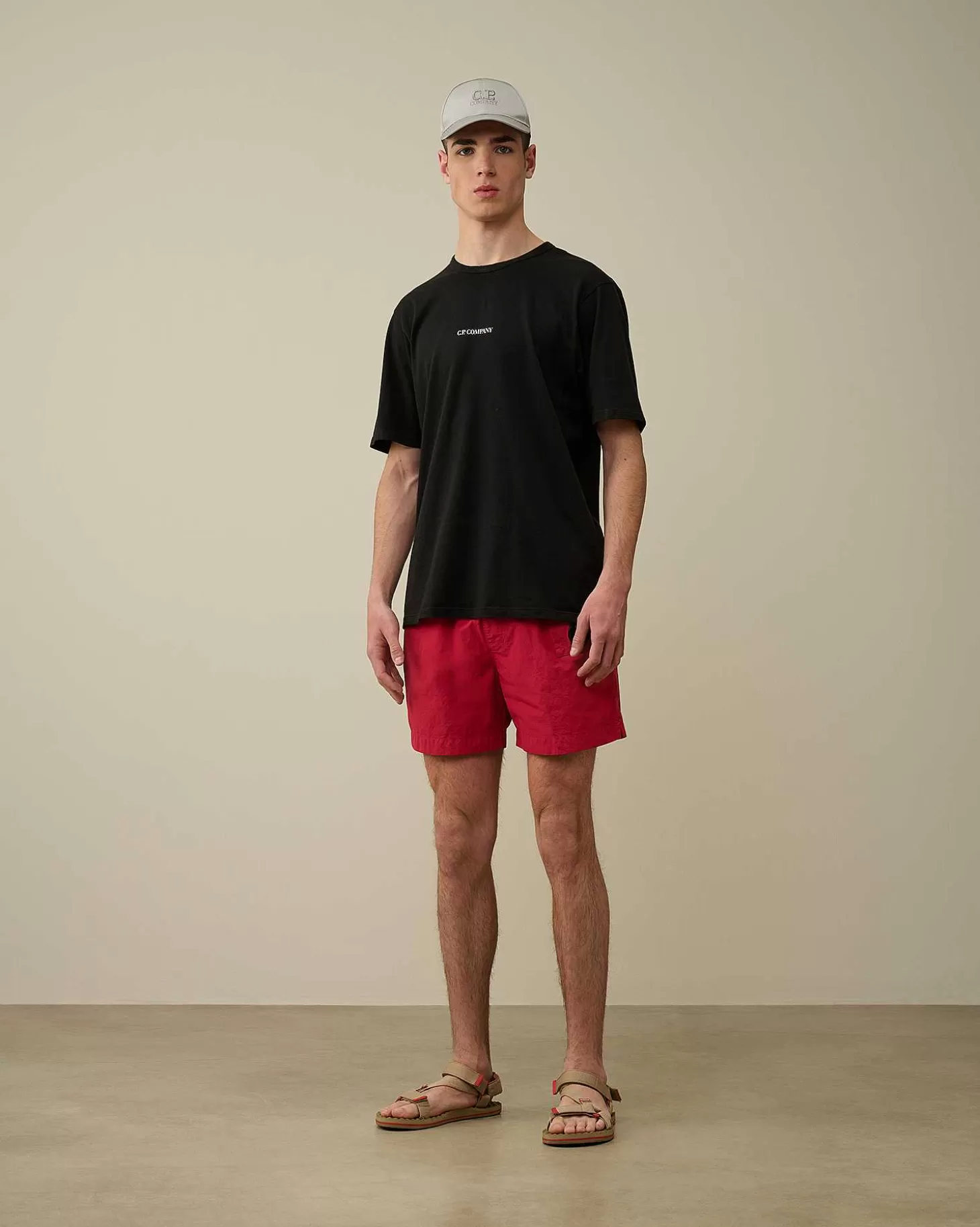 Hot Flatt Nylon Utility Swim Shorts Men Beachwear
