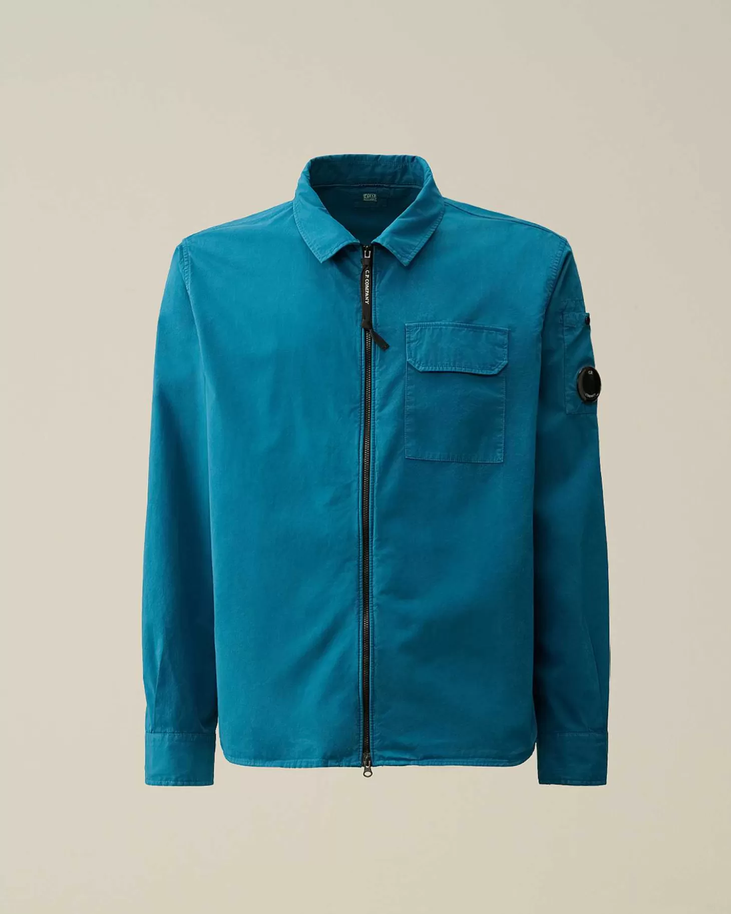 Clearance Gabardine Zipped Shirt Men Shirt