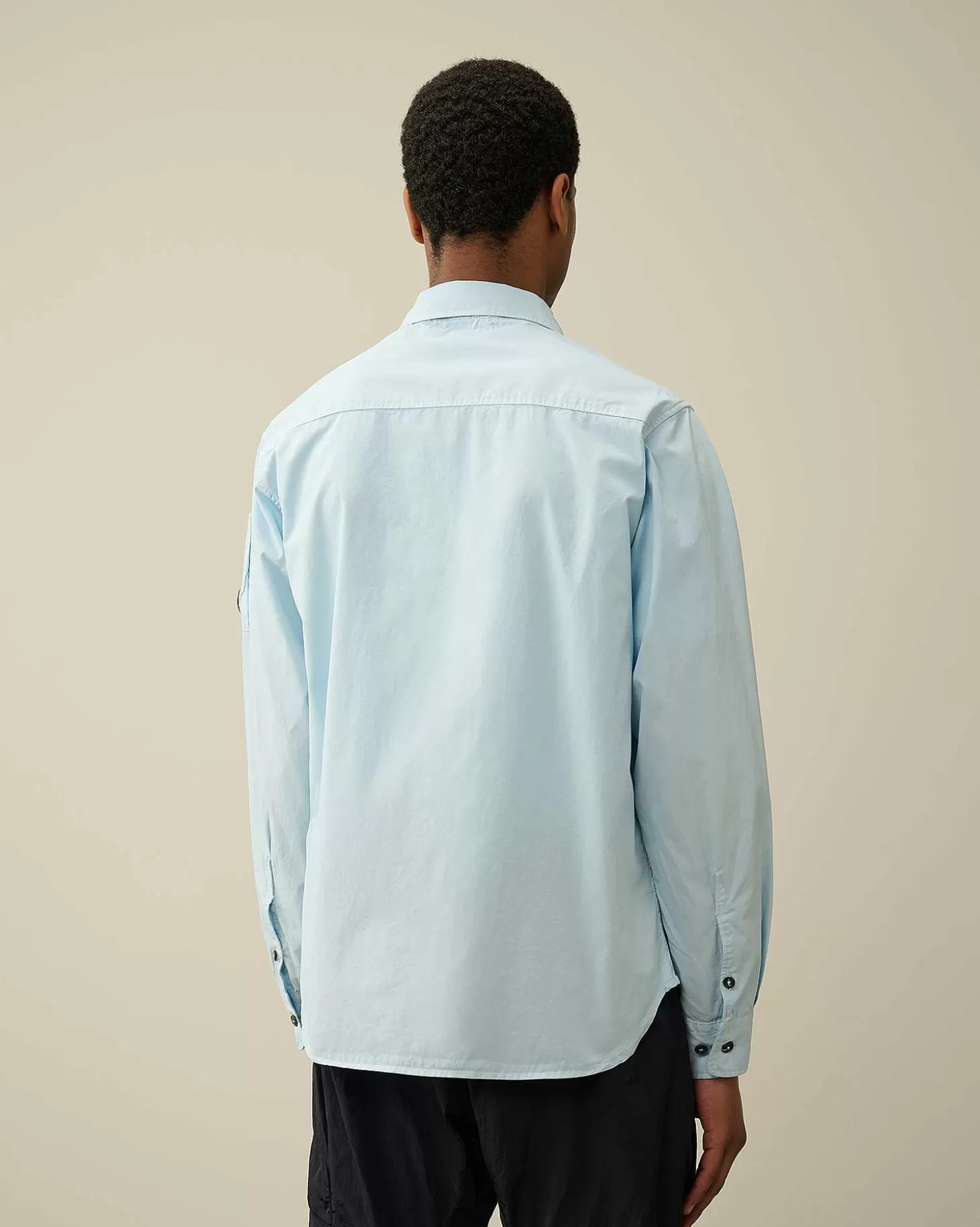 Clearance Gabardine Zipped Shirt Men Shirt