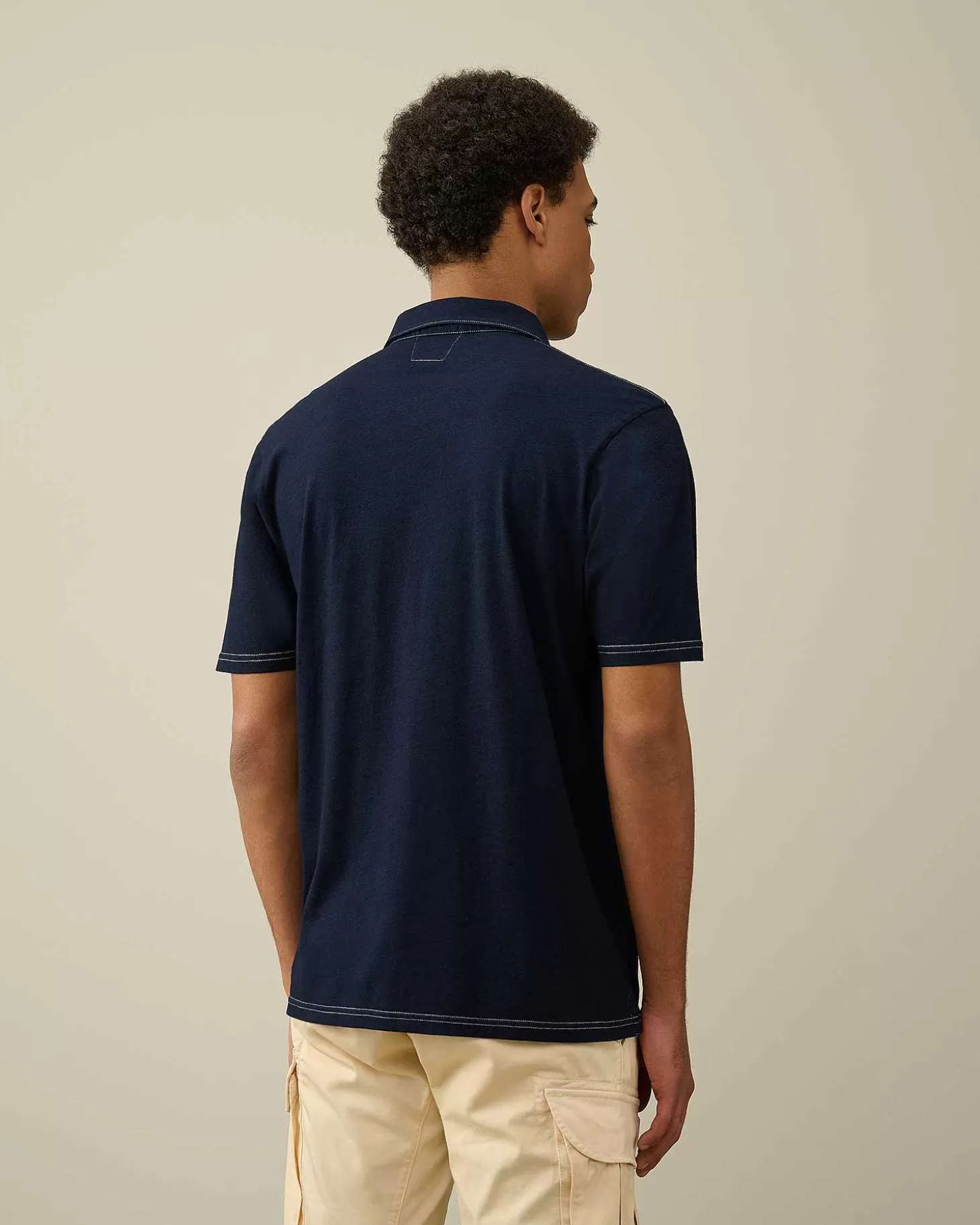 Sale Indigo Jersey Polo Shirt Men T-Shirts & Polo