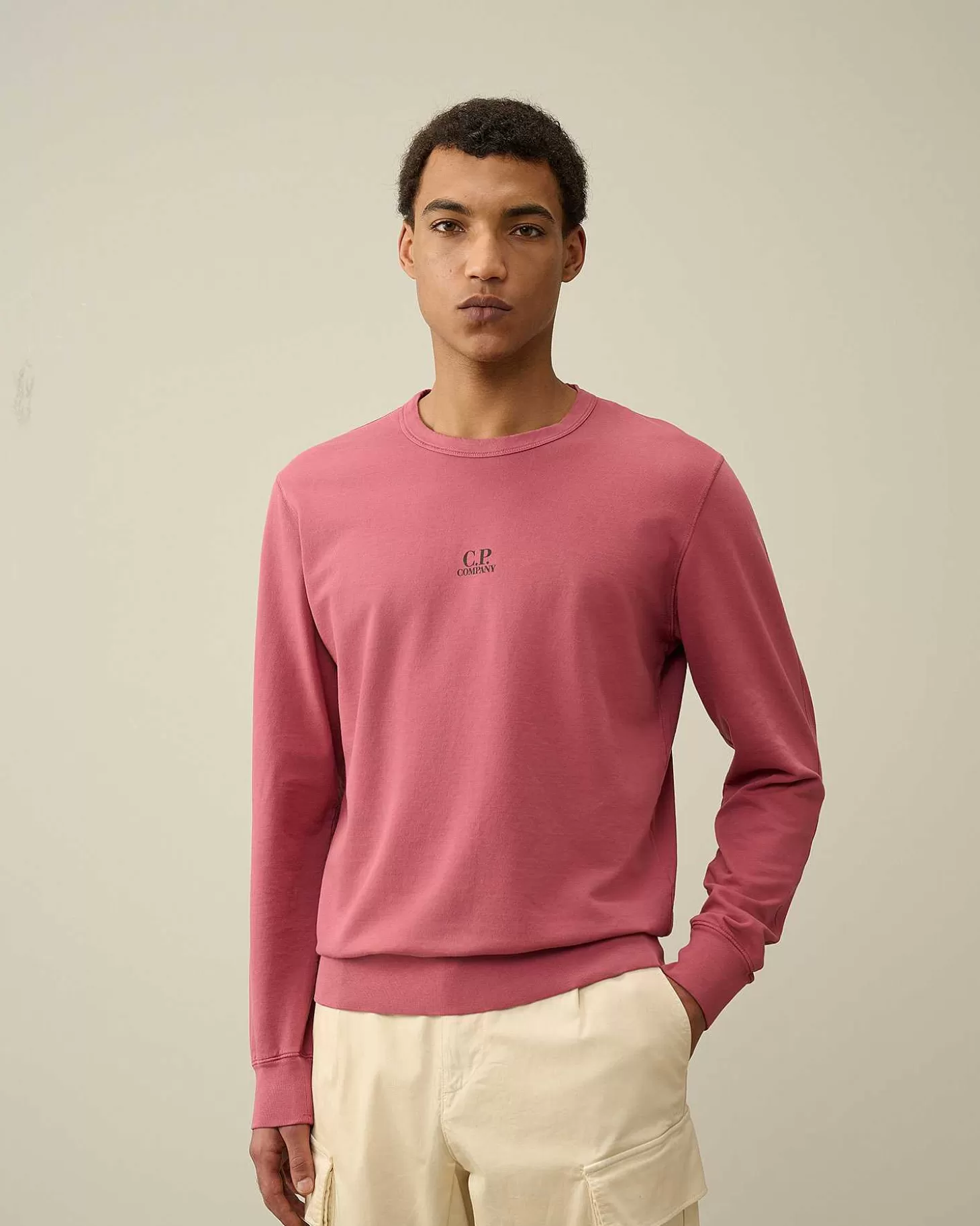 Fashion Light Fleece Logo Sweatshirt Men Sweatshirts