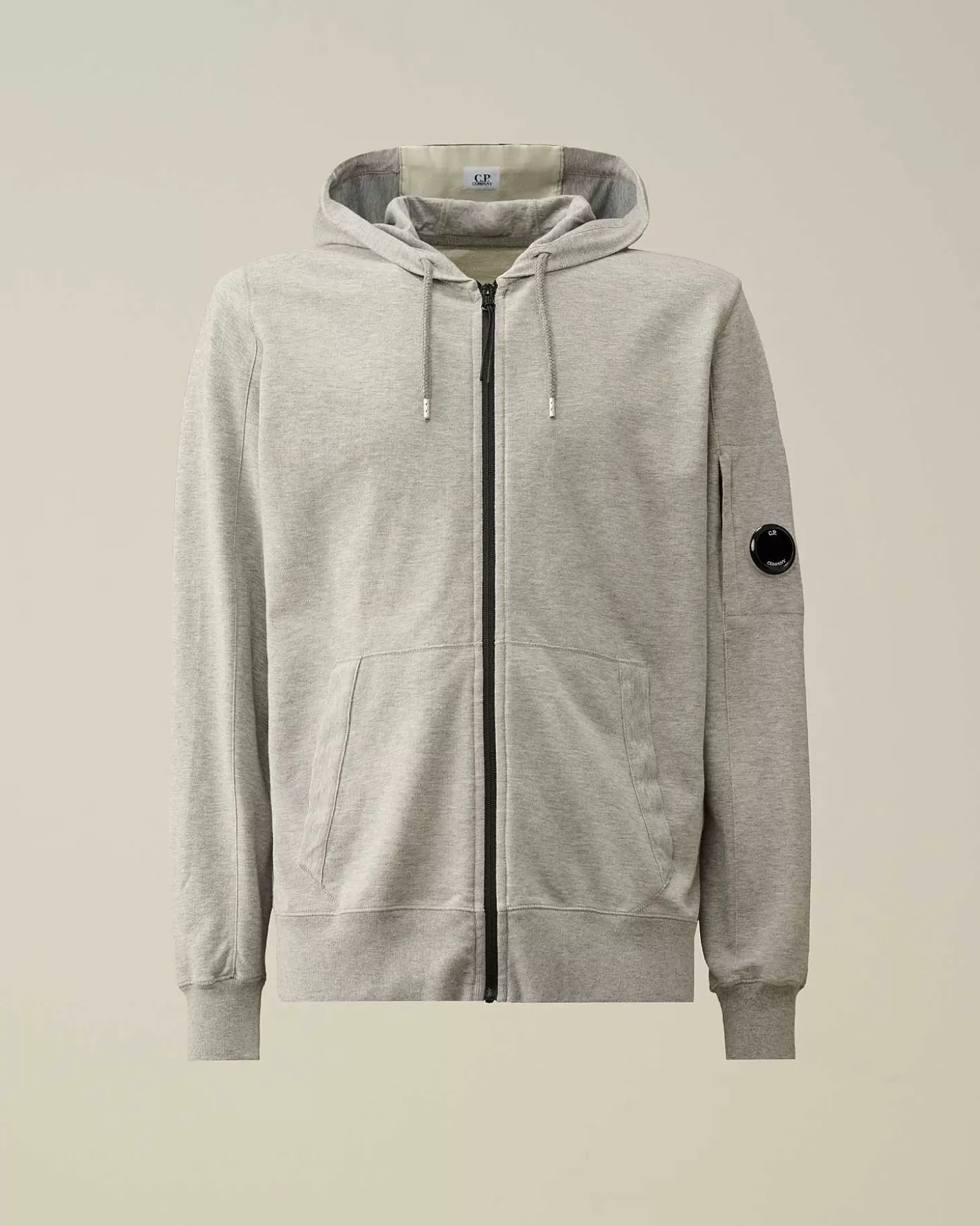 Flash Sale Light Fleece Zipped Hoodie Men Sweatshirts